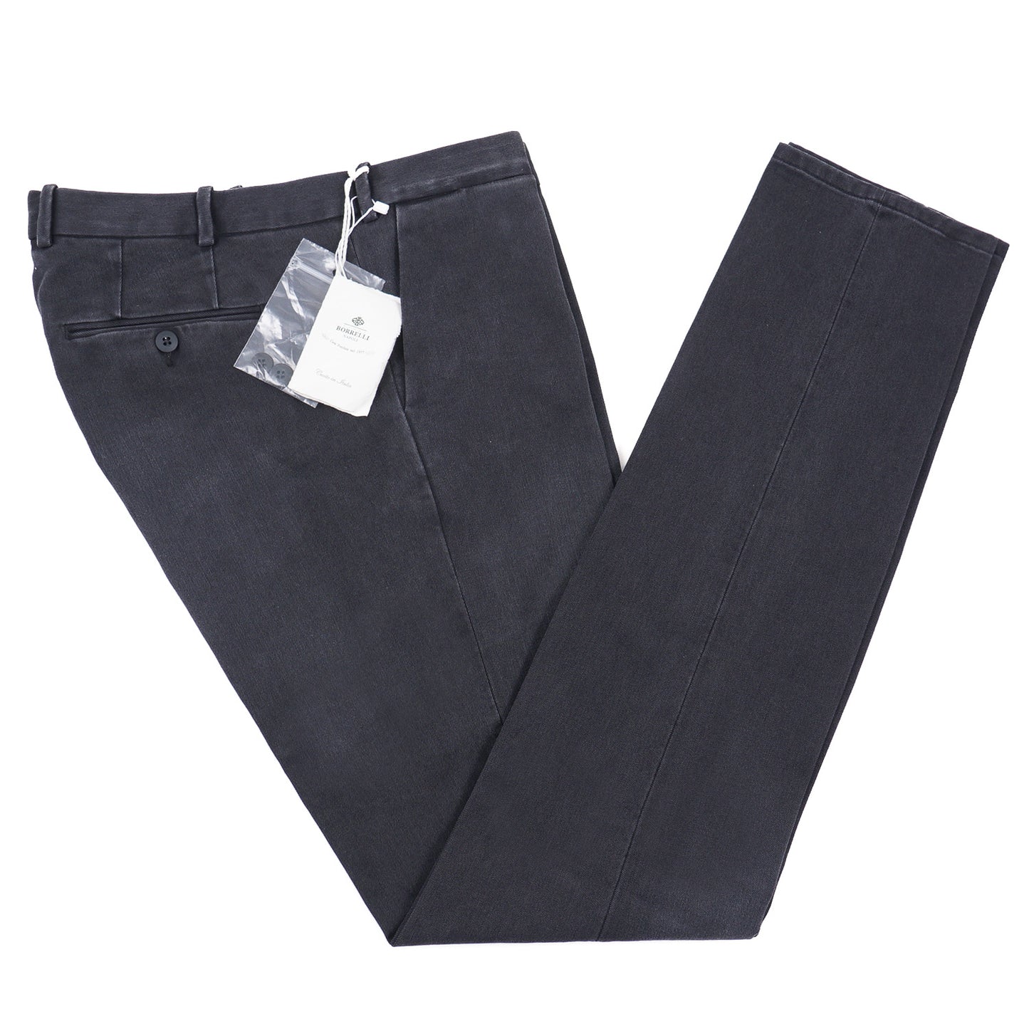 Luigi Borrelli Slim-Fit Denim Chinos - Top Shelf Apparel