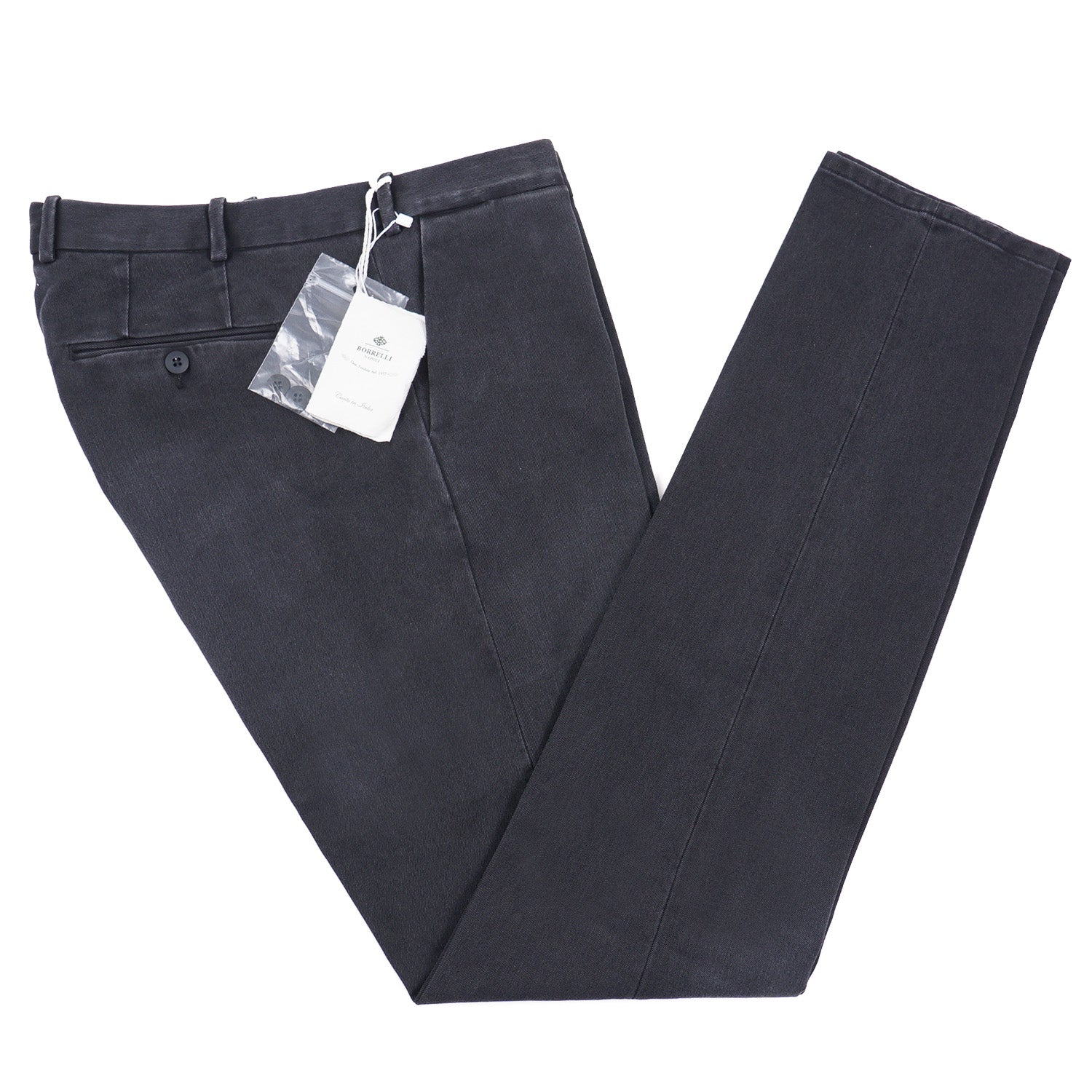 Luigi Borrelli Slim-Fit Denim Chinos - Top Shelf Apparel