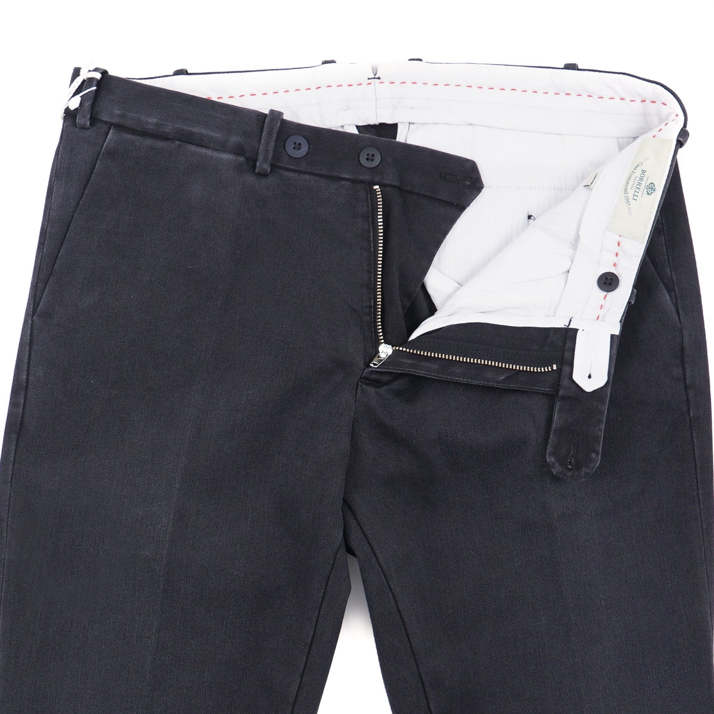 Luigi Borrelli Slim-Fit Denim Chinos - Top Shelf Apparel