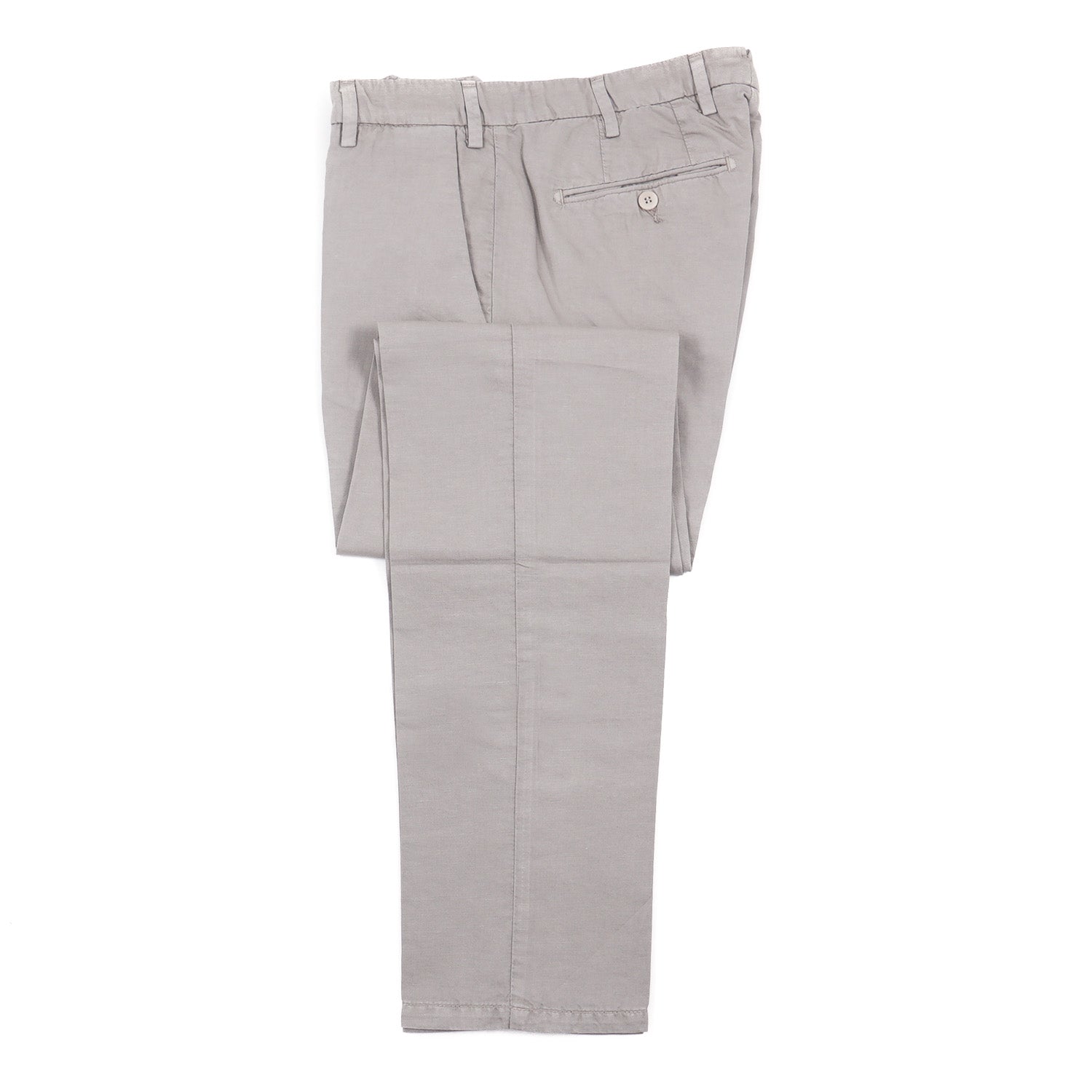 Luigi Borrelli Slim-Fit Cotton and Linen Pants - Top Shelf Apparel