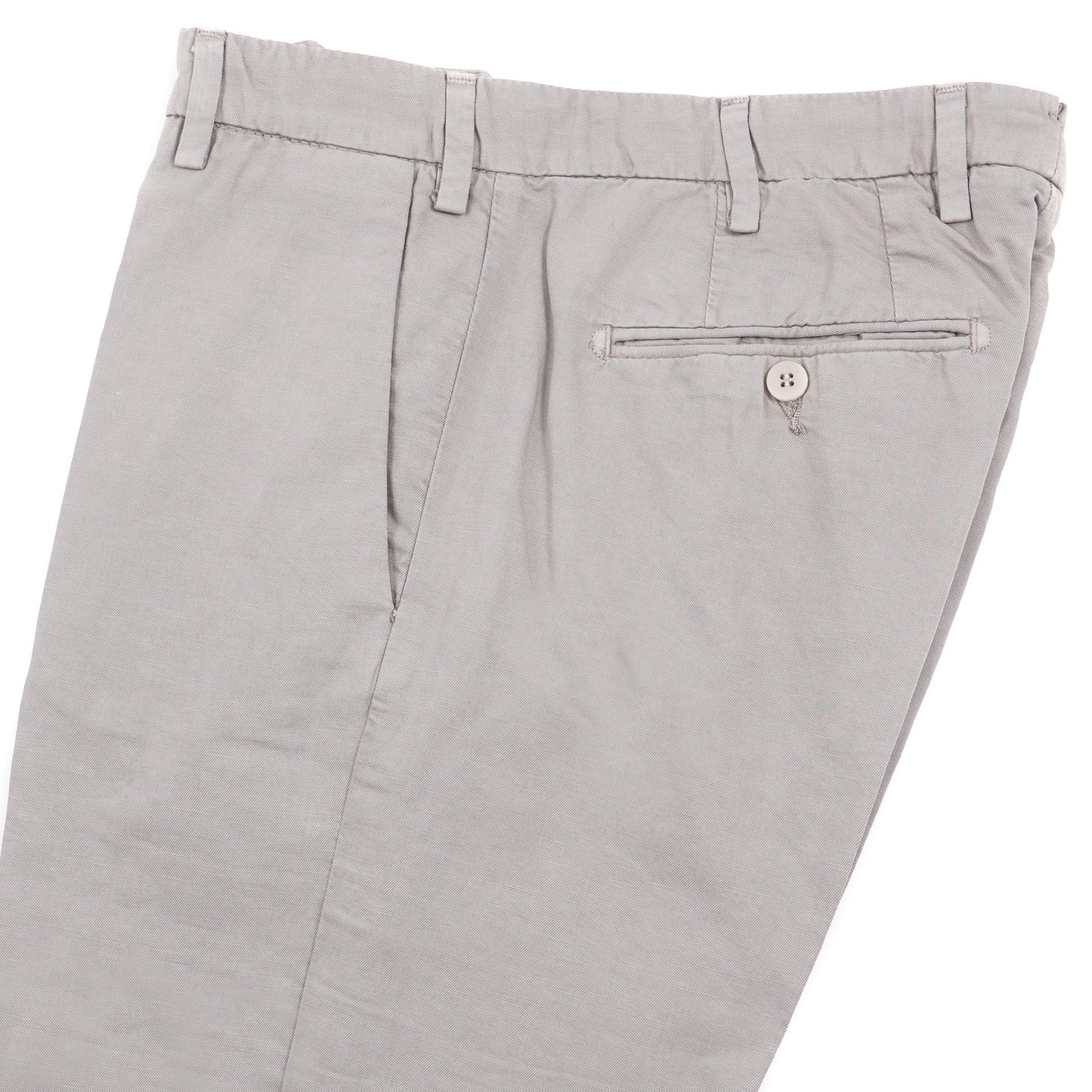 Luigi Borrelli Slim-Fit Cotton and Linen Pants - Top Shelf Apparel