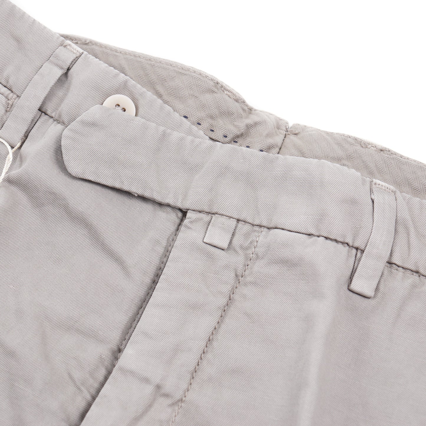 Luigi Borrelli Slim-Fit Cotton and Linen Pants - Top Shelf Apparel