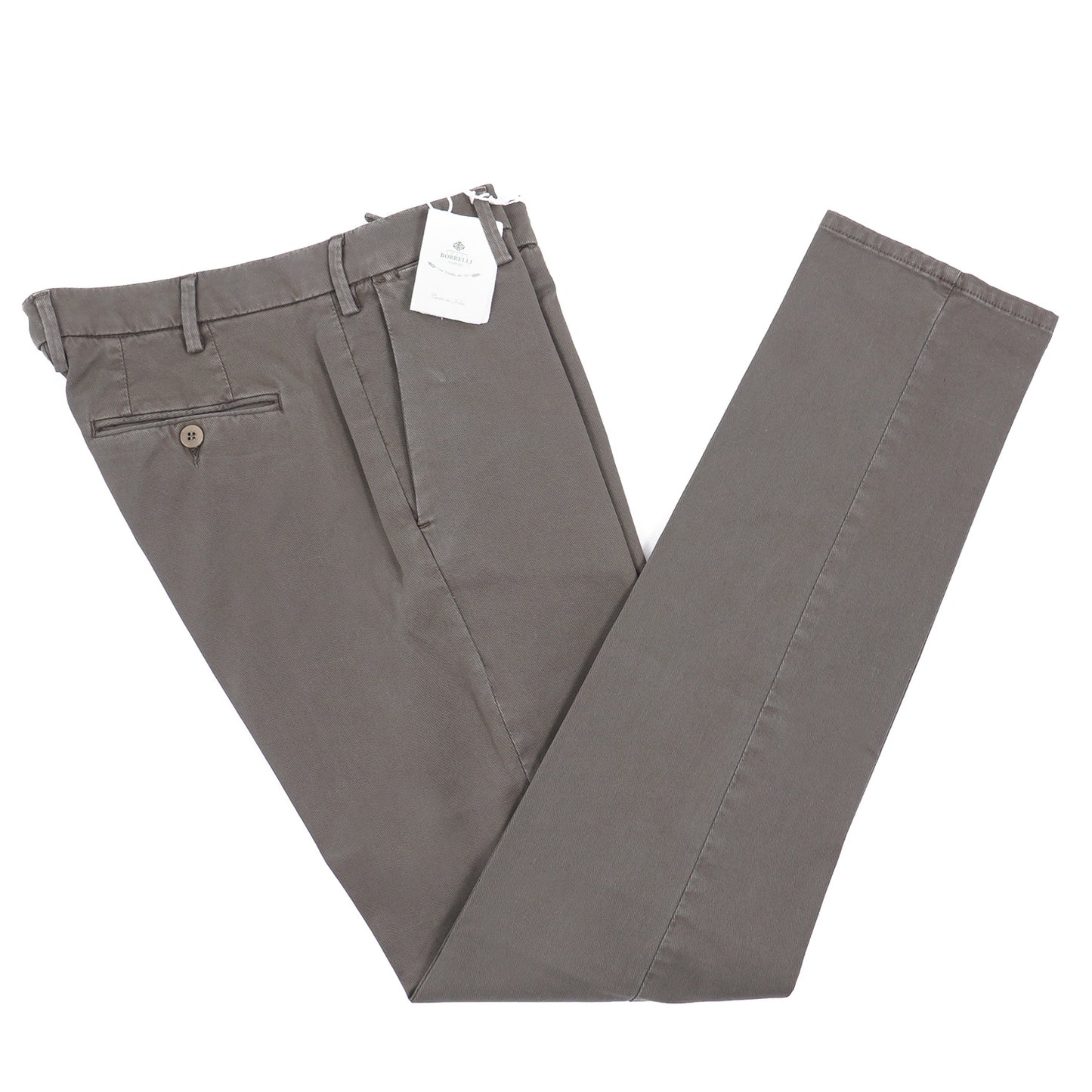 Luigi Borrelli Slim-Fit Cotton Pants - Top Shelf Apparel