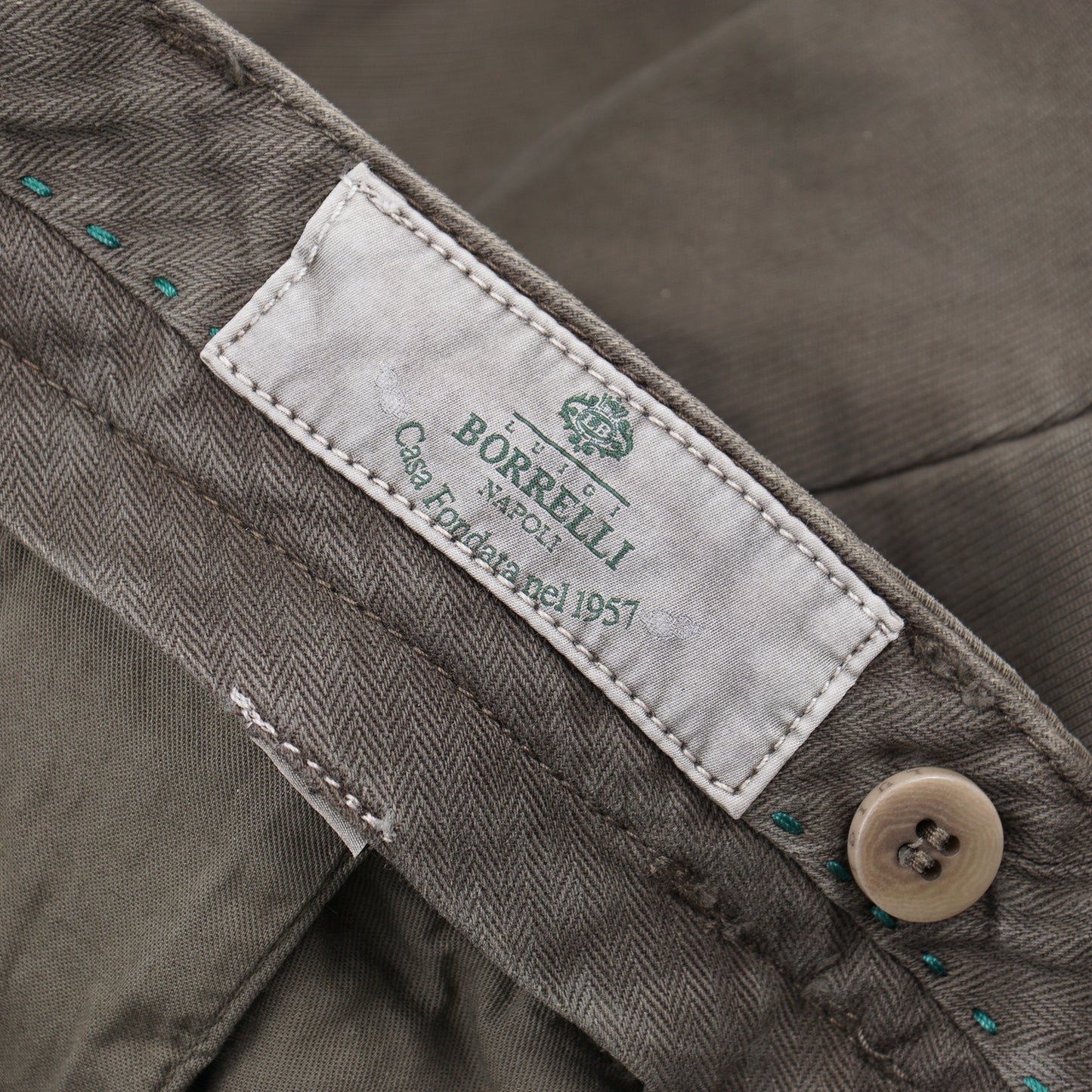 Luigi Borrelli Slim-Fit Cotton Pants - Top Shelf Apparel