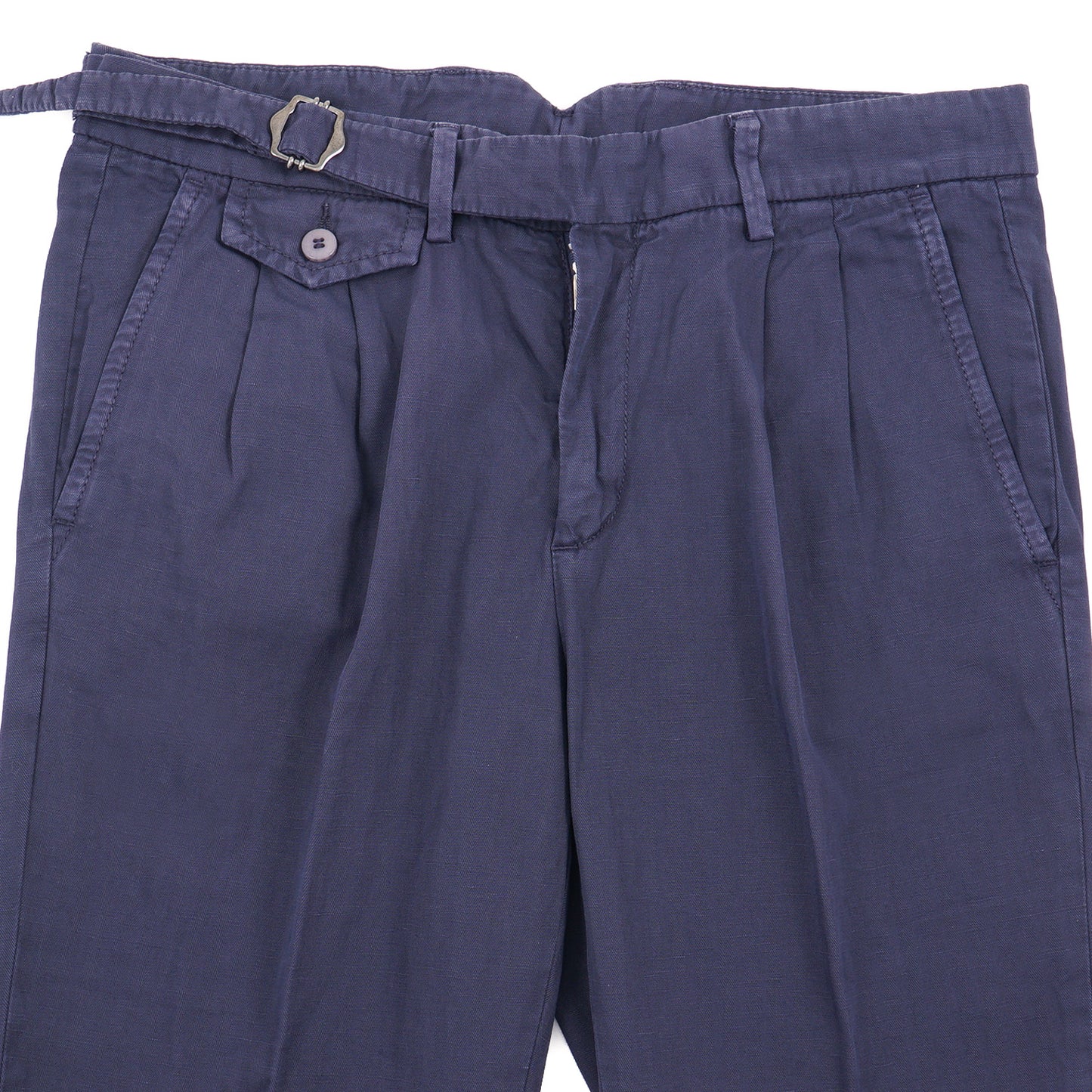 Luigi Borrelli Garment-Washed Cotton and Linen Pants - Top Shelf Apparel