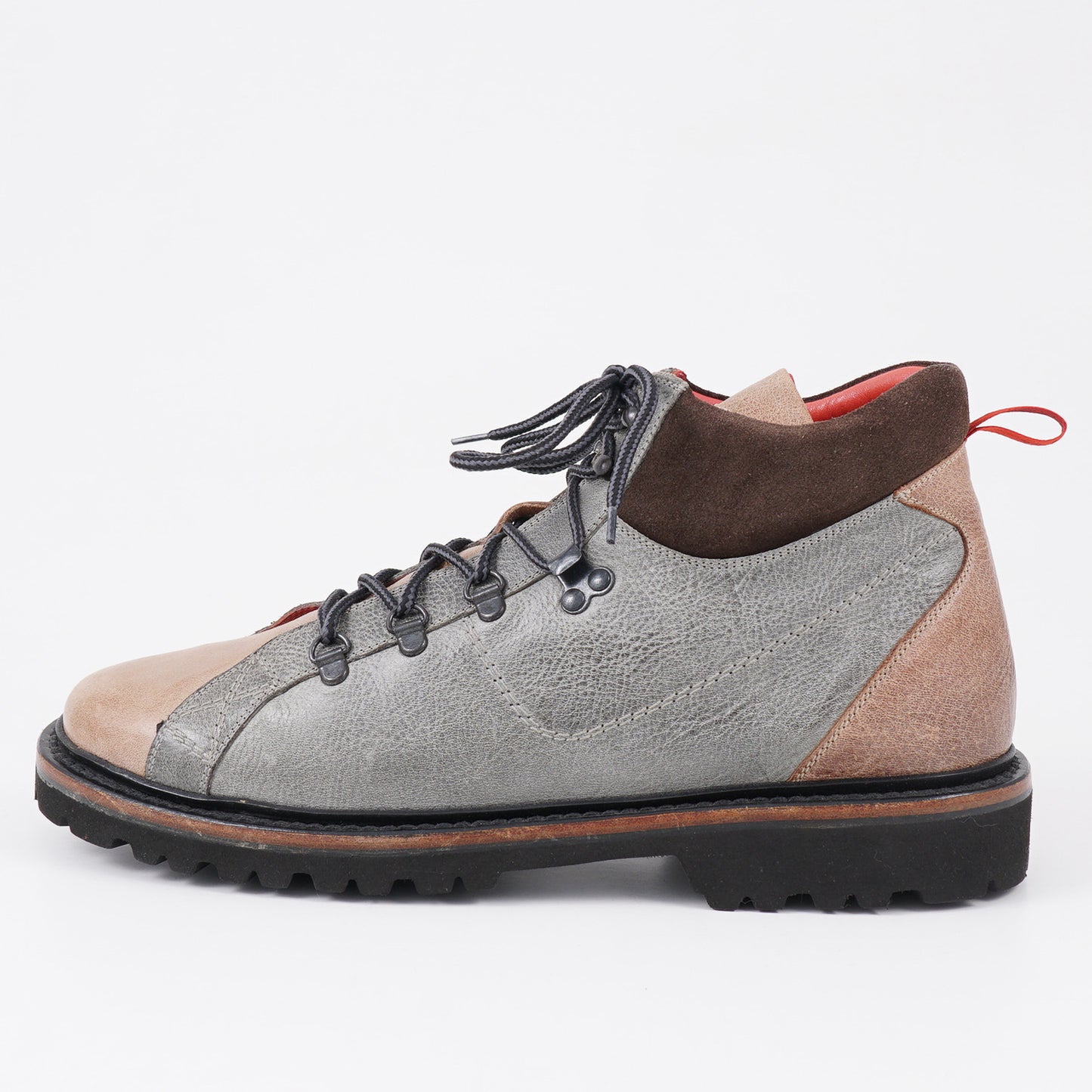 Kiton Antiqued Leather Hiking Boots - Top Shelf Apparel