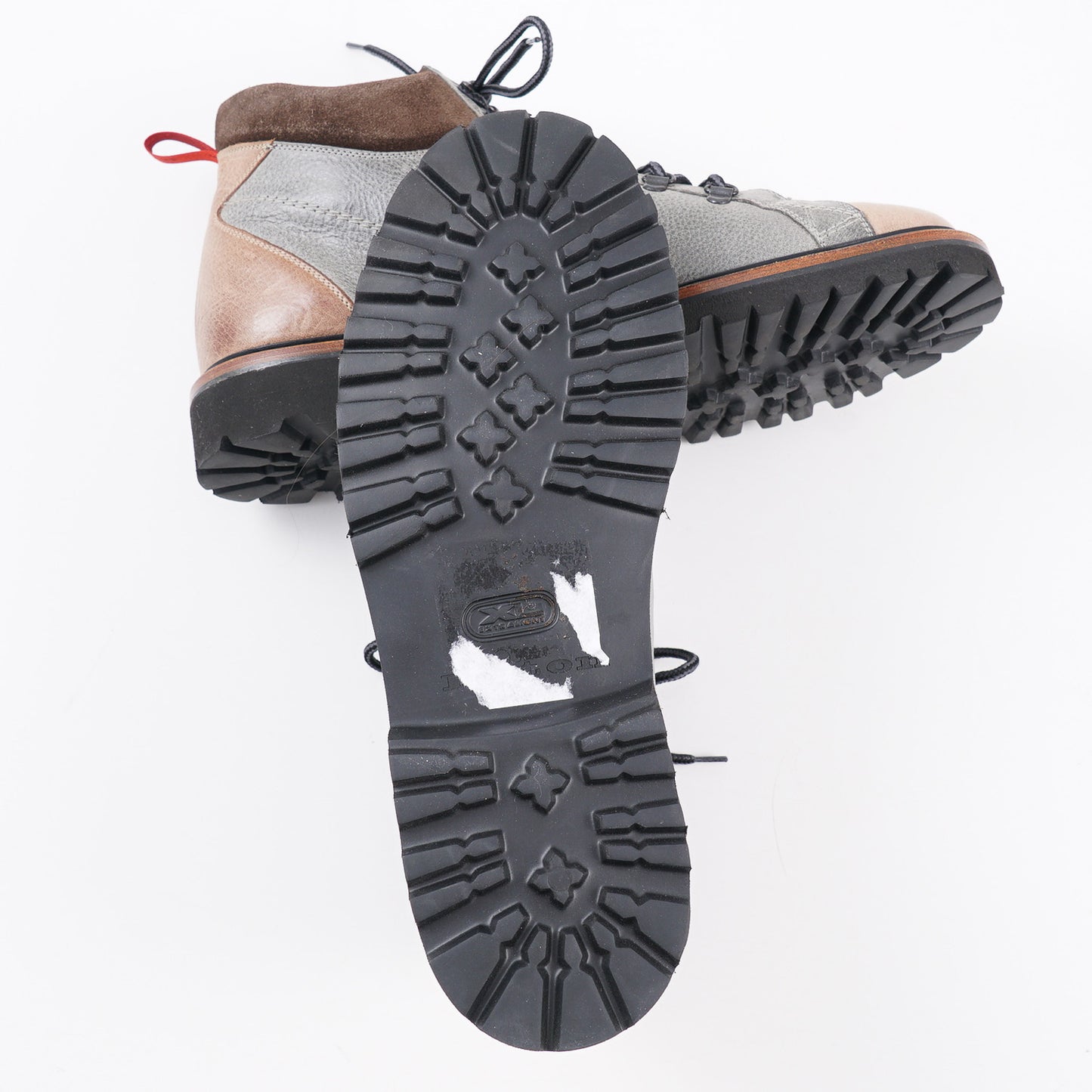 Kiton Antiqued Leather Hiking Boots - Top Shelf Apparel