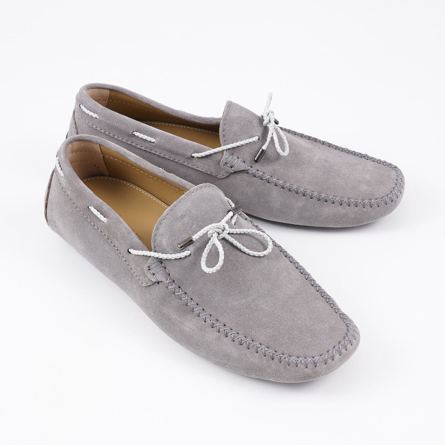 Kiton Calf Suede Driving Mocs - Top Shelf Apparel