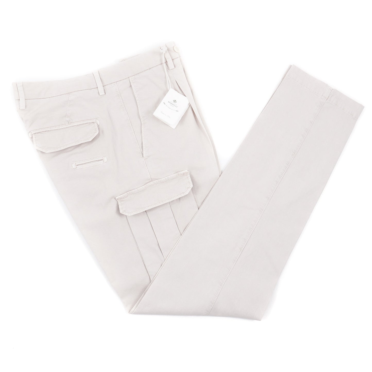 Luigi Borrelli Cotton Pants with Cargo Pockets - Top Shelf Apparel