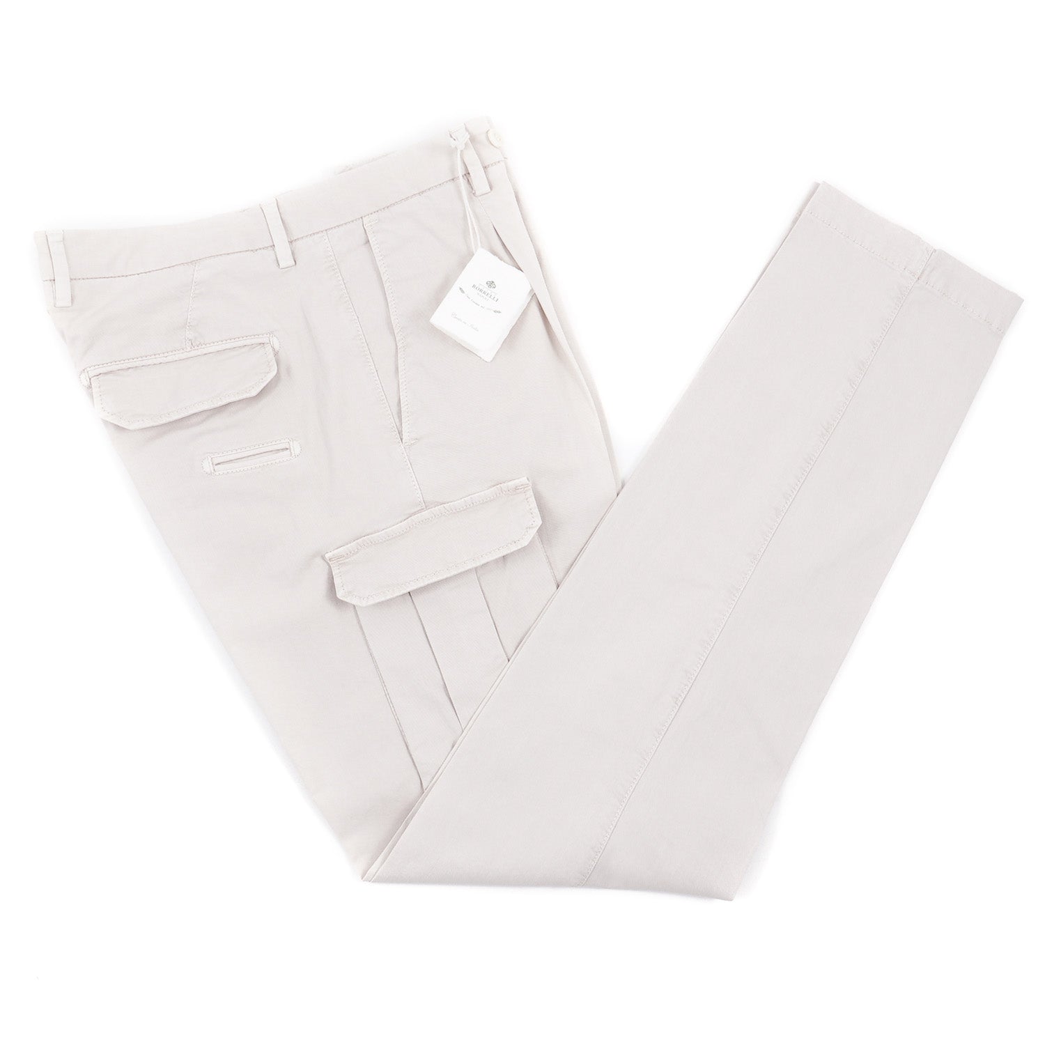 Luigi Borrelli Cotton Pants with Cargo Pockets - Top Shelf Apparel