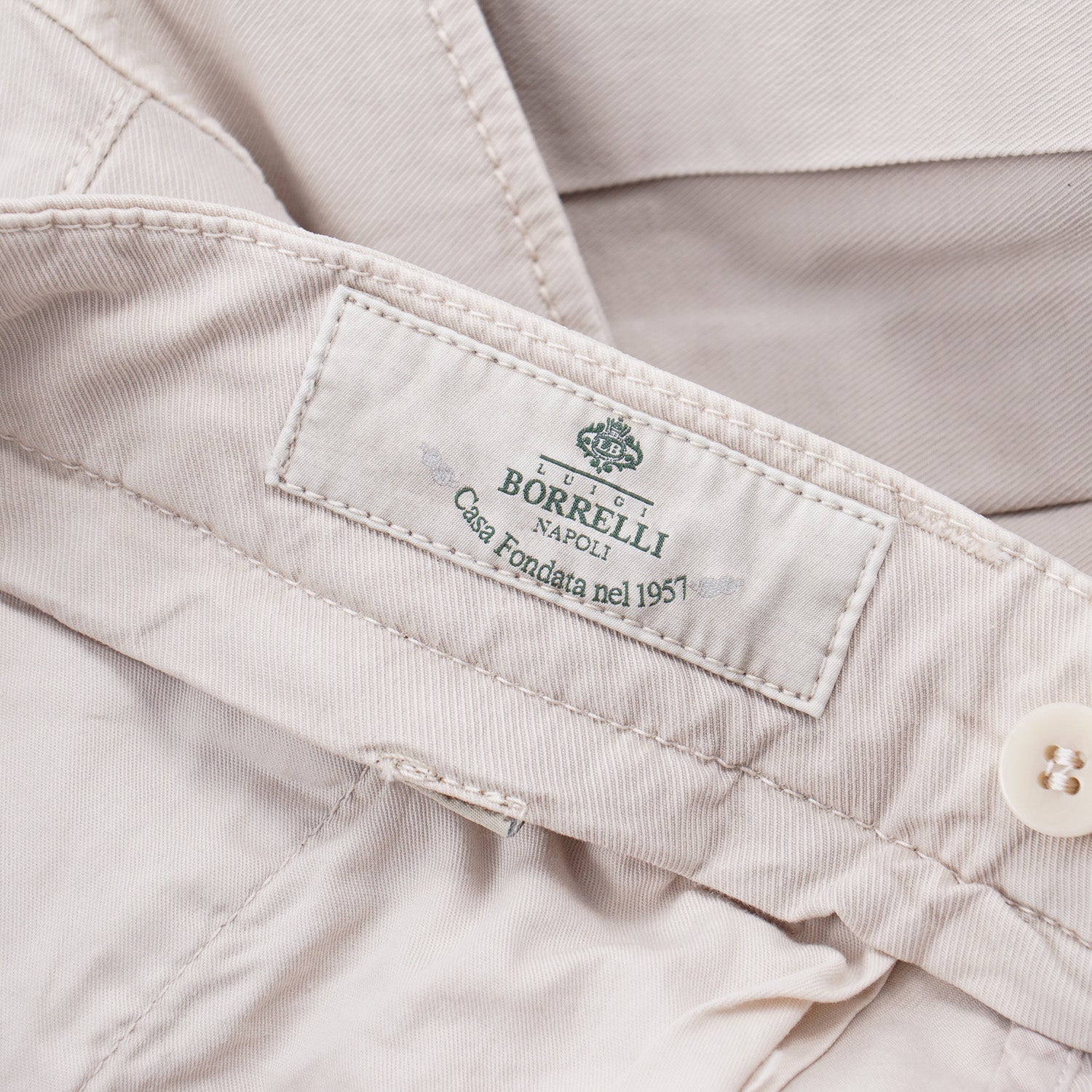 Luigi Borrelli Cotton Pants with Cargo Pockets - Top Shelf Apparel