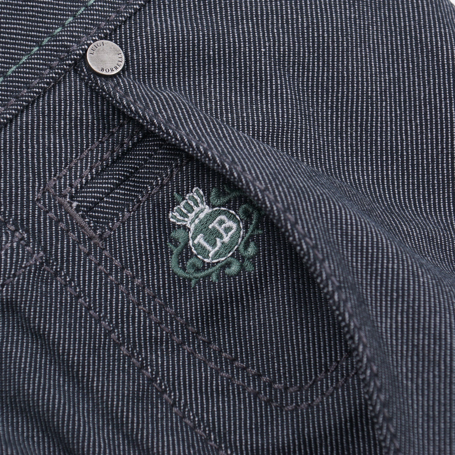 Luigi Borrelli Slim-Fit Denim Jeans - Top Shelf Apparel