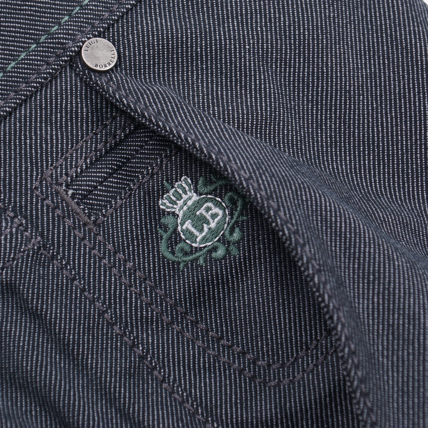 Luigi Borrelli Slim-Fit Denim Jeans - Top Shelf Apparel