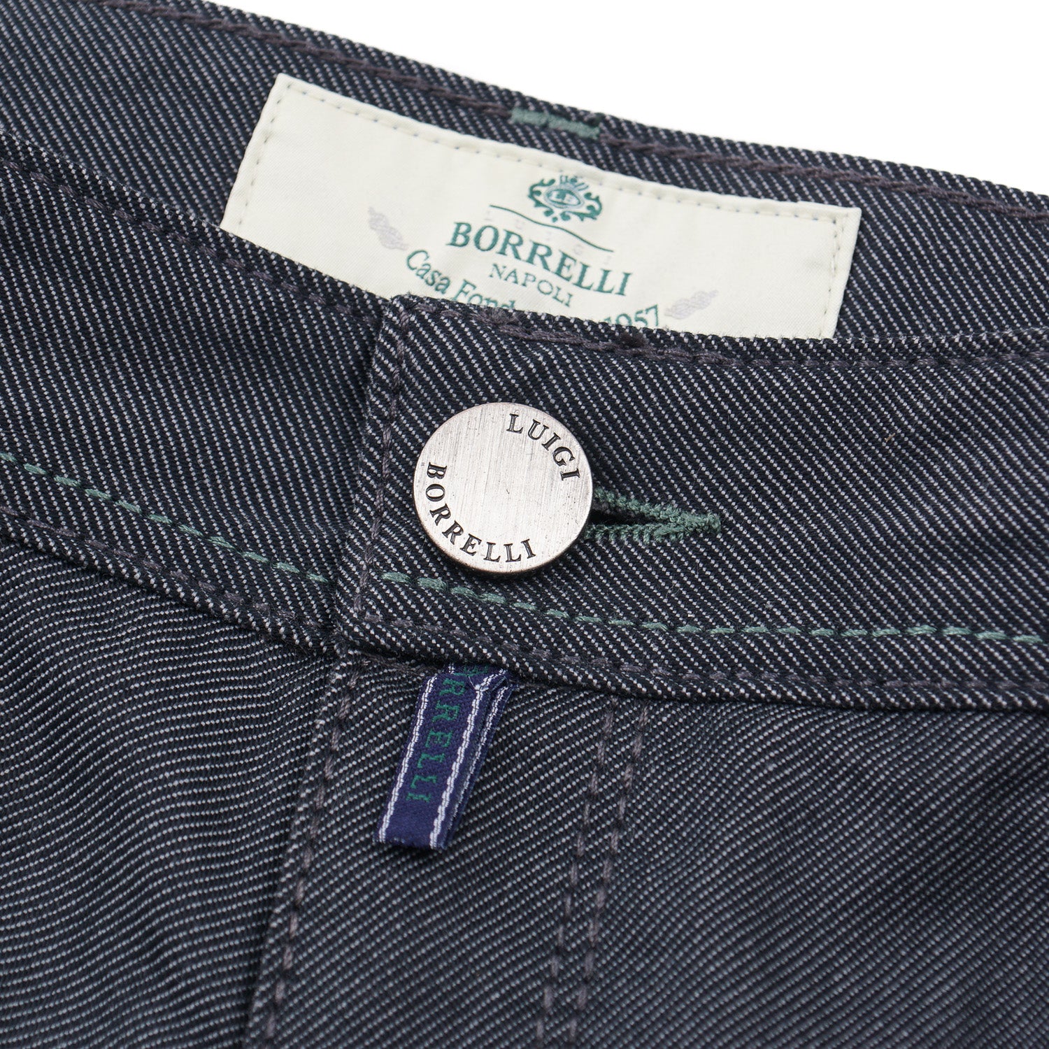 Luigi Borrelli Slim-Fit Denim Jeans - Top Shelf Apparel