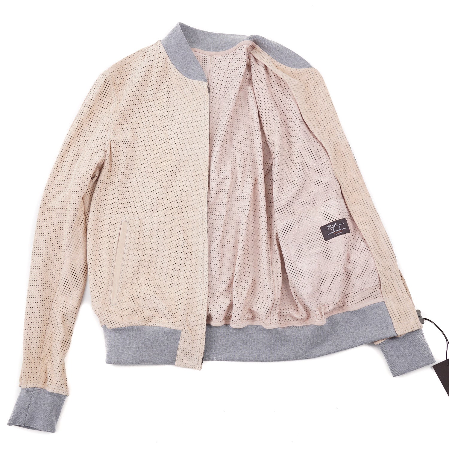 Rifugio Perforated Suede Bomber Jacket - Top Shelf Apparel