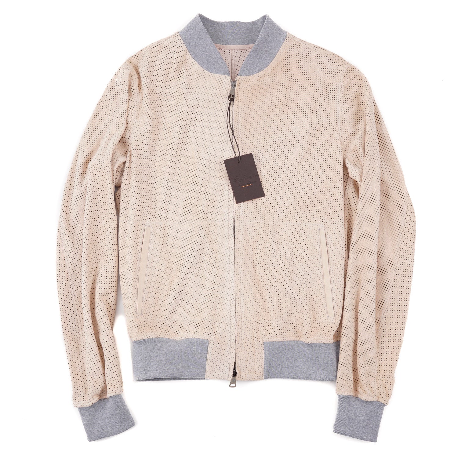 Rifugio Perforated Suede Bomber Jacket - Top Shelf Apparel