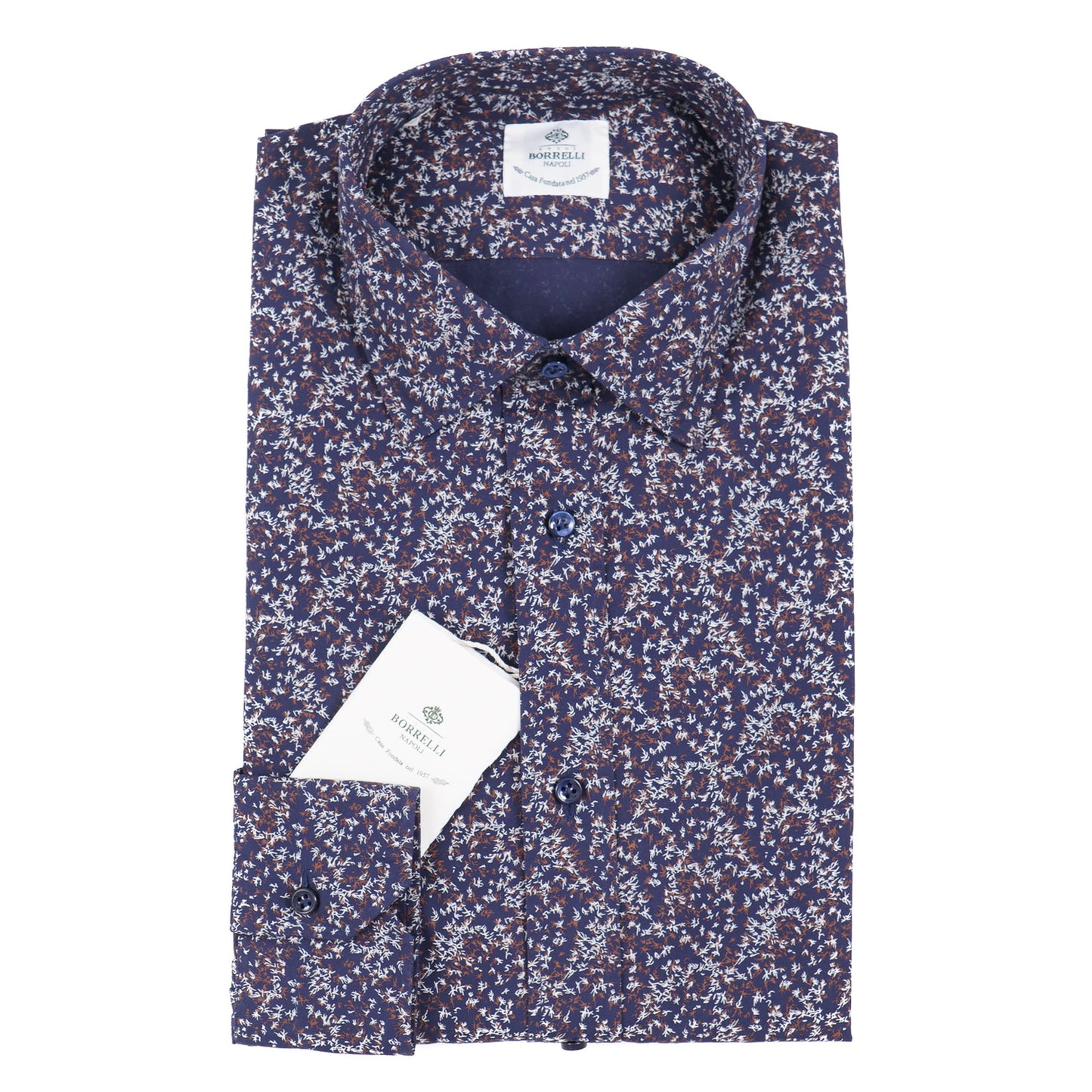 Luigi Borrelli Printed Cotton Shirt - Top Shelf Apparel