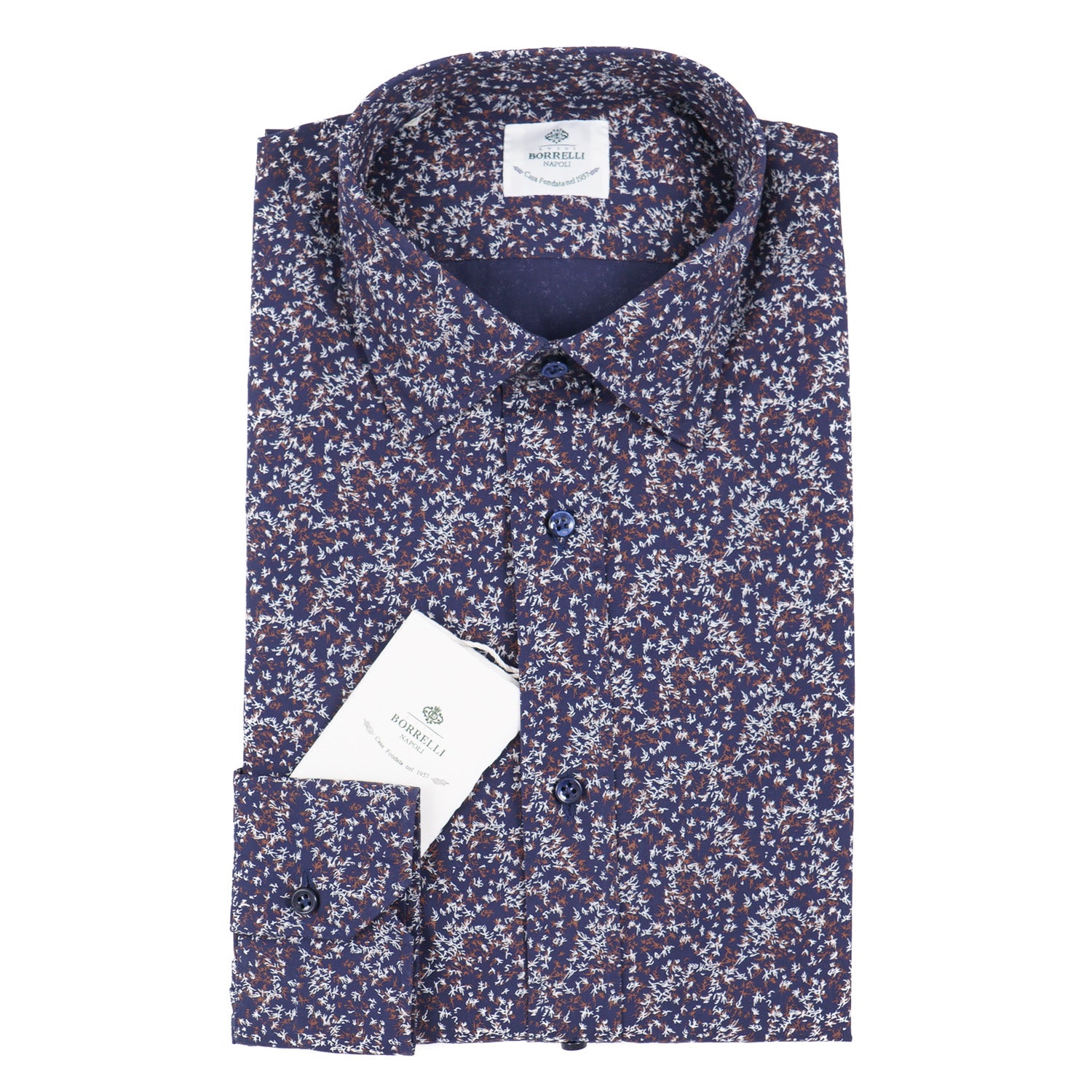 Luigi Borrelli Printed Cotton Shirt - Top Shelf Apparel