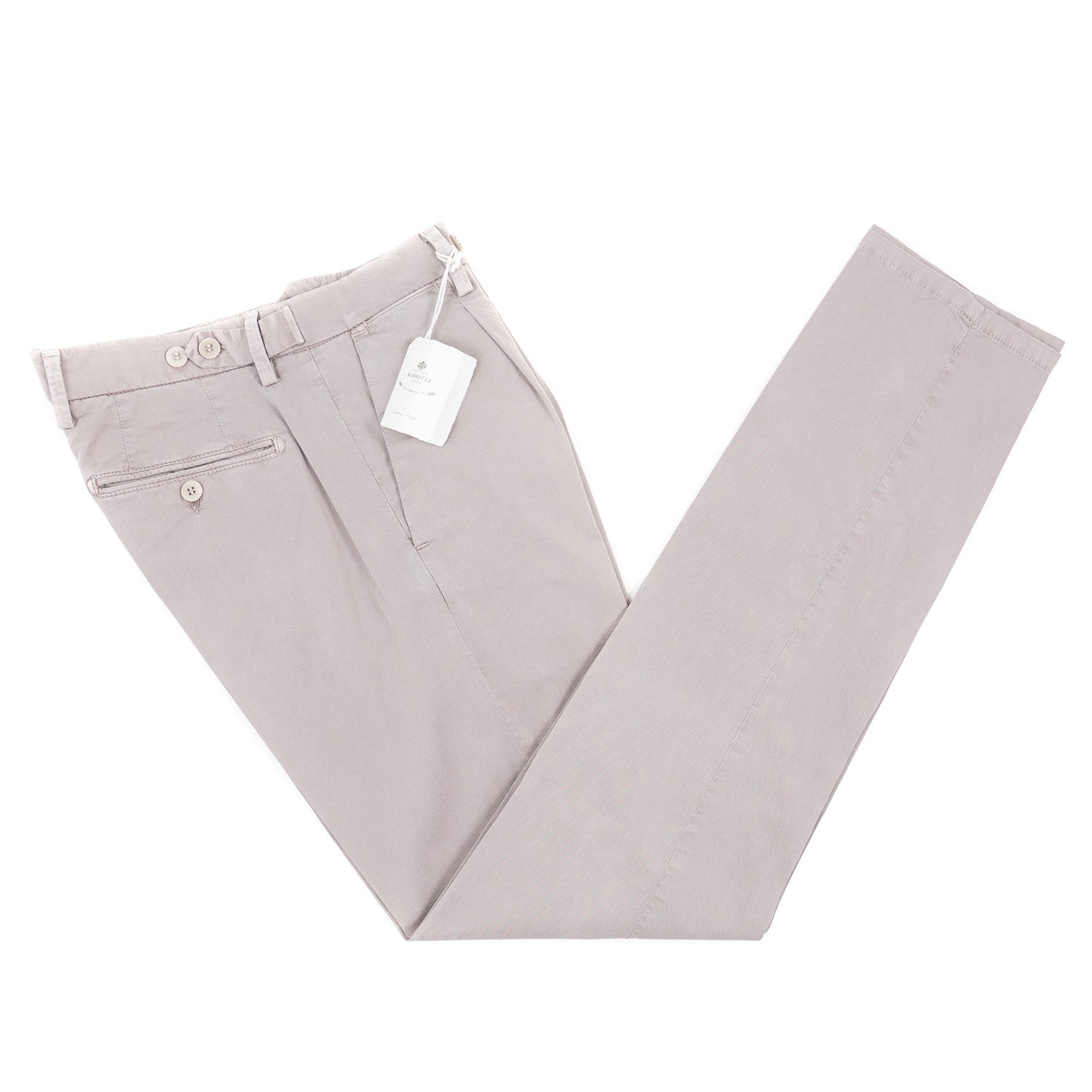 Luigi Borrelli Slim-Fit Cotton Pants - Top Shelf Apparel