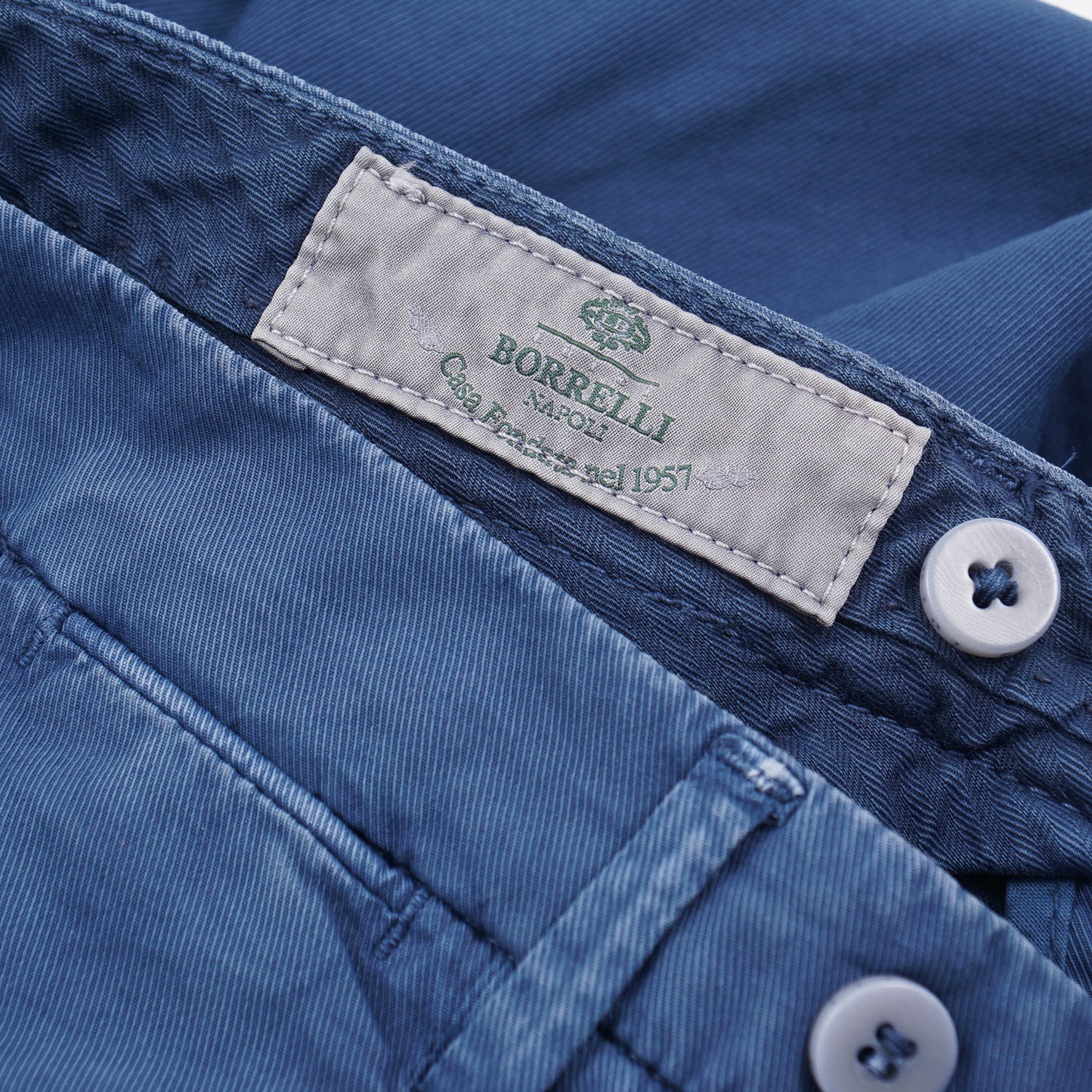 Luigi Borrelli Slim-Fit Cotton Pants - Top Shelf Apparel