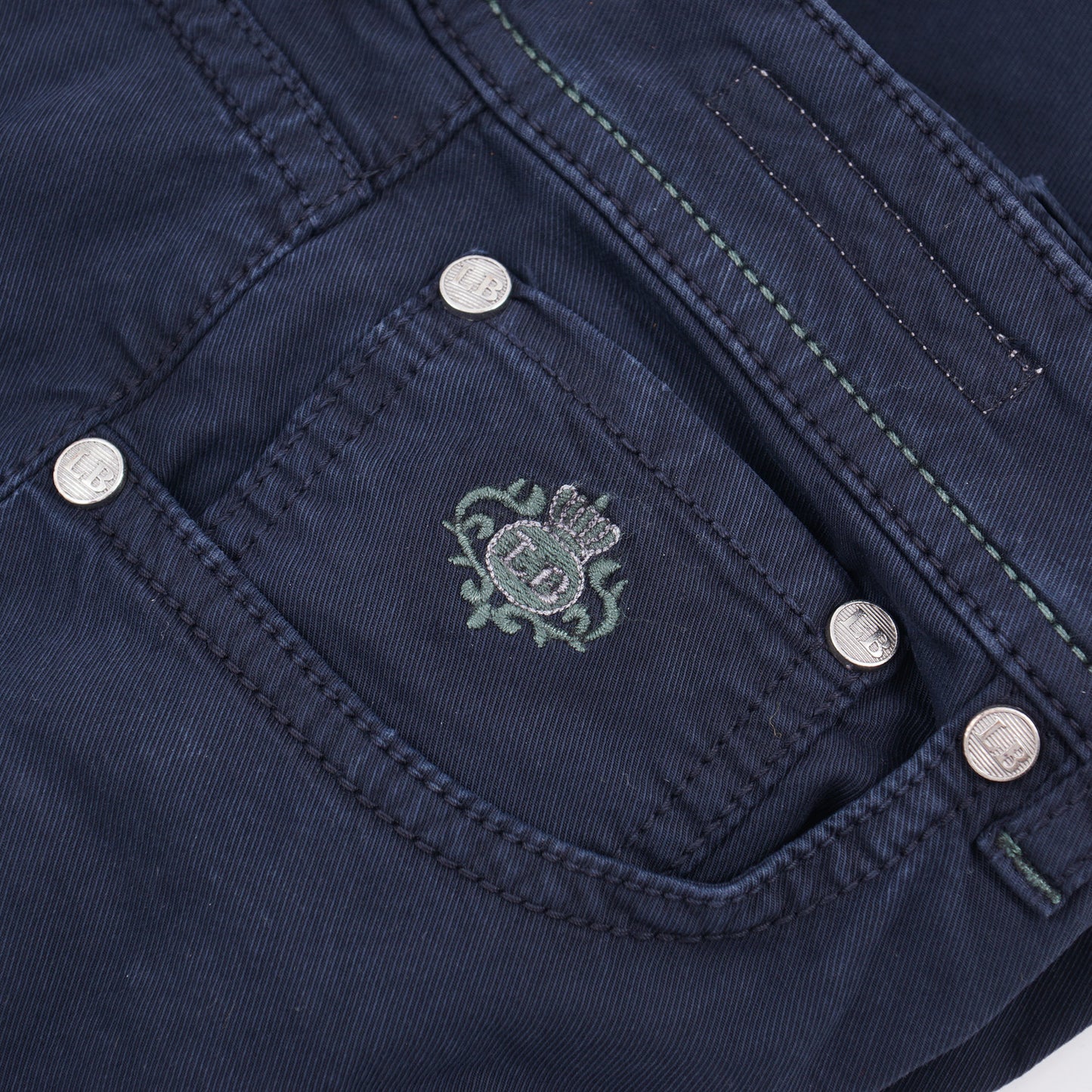 Luigi Borrelli Slim-Fit Cotton-Linen Jeans - Top Shelf Apparel