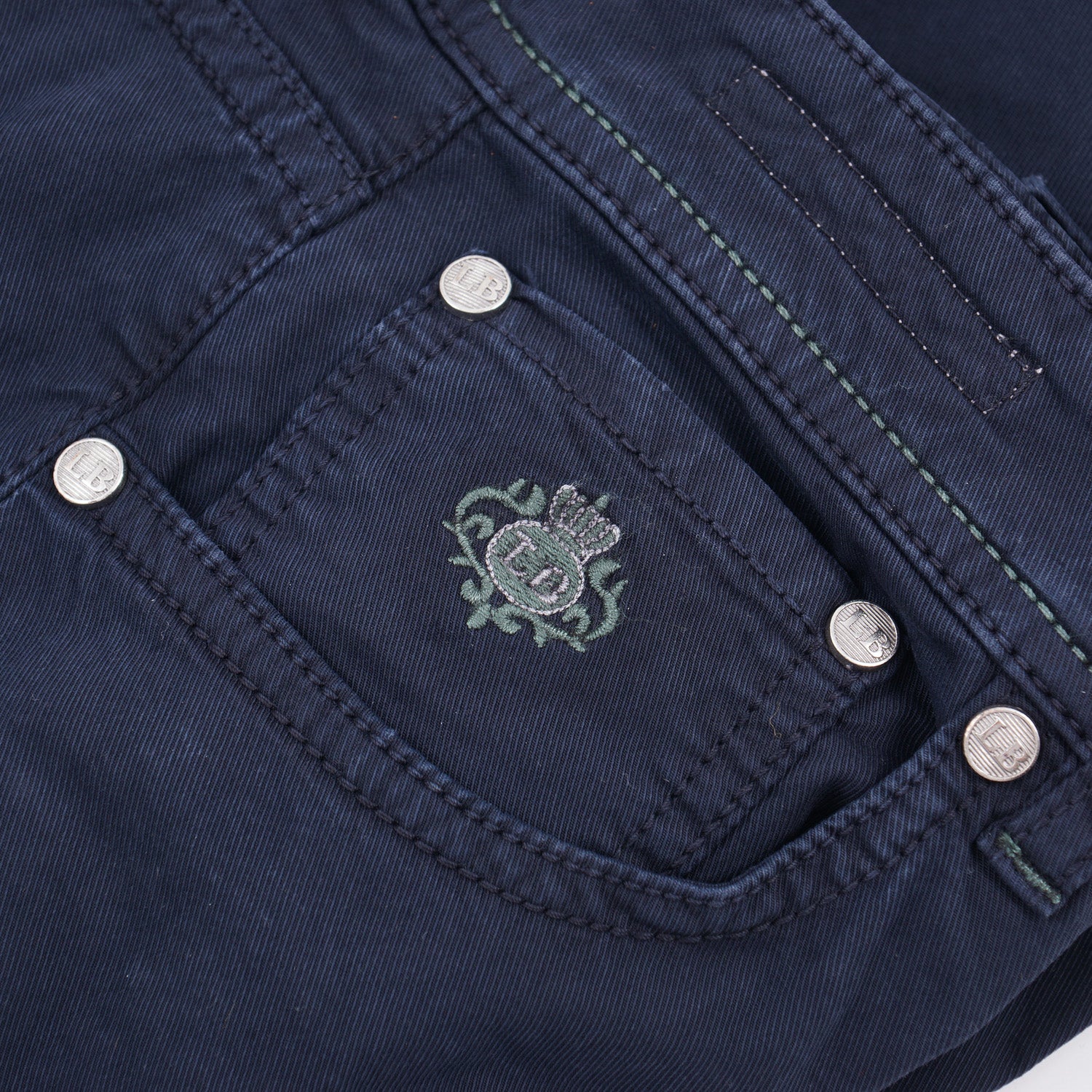 Luigi Borrelli Slim-Fit Cotton-Linen Jeans - Top Shelf Apparel