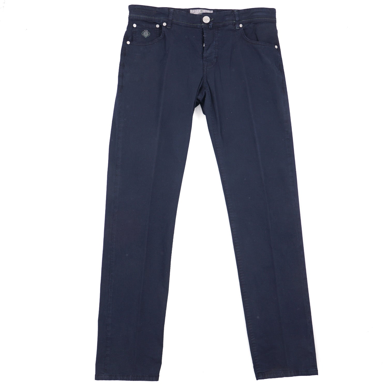 Luigi Borrelli Slim-Fit Cotton-Linen Jeans - Top Shelf Apparel