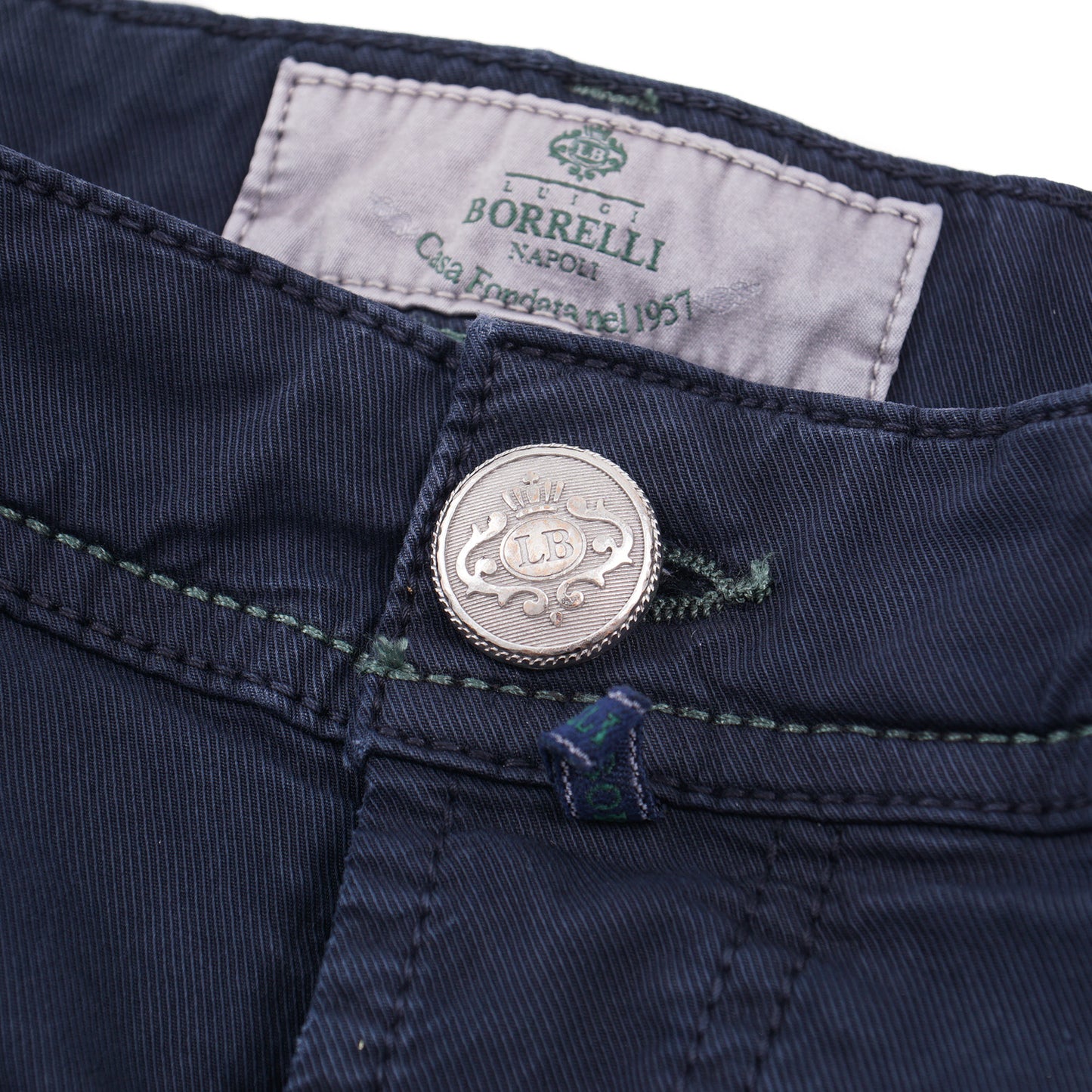 Luigi Borrelli Slim-Fit Cotton-Linen Jeans - Top Shelf Apparel