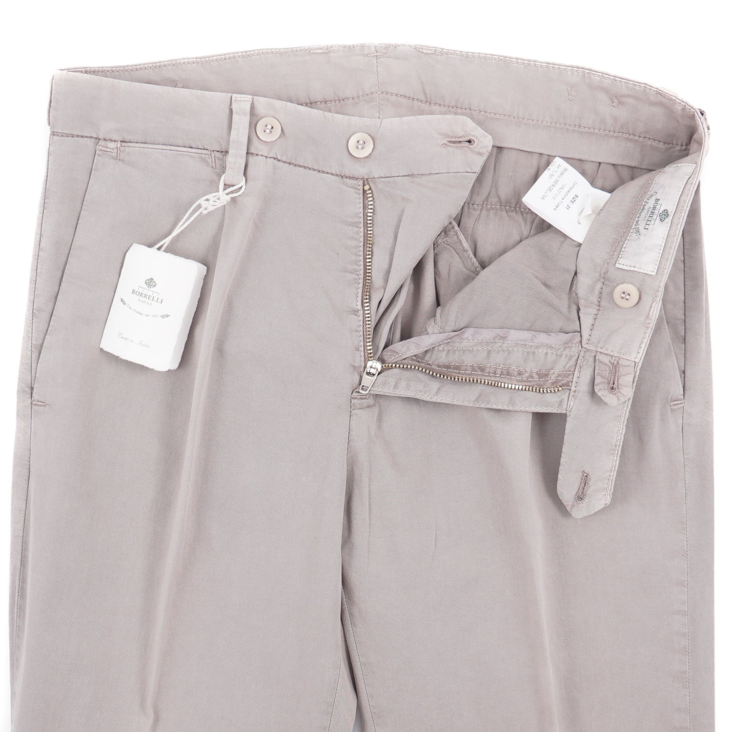 Luigi Borrelli Slim-Fit Cotton Pants - Top Shelf Apparel