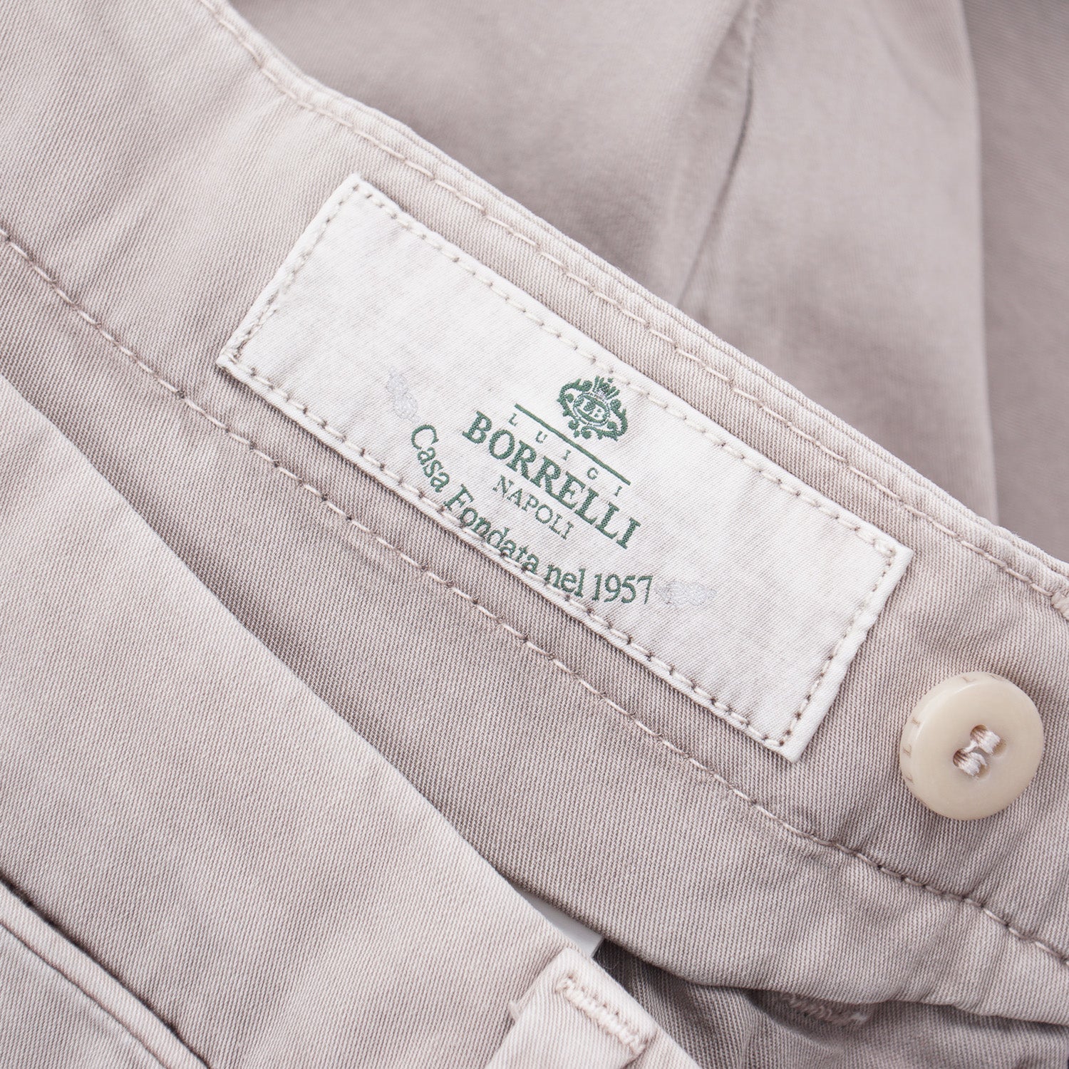 Luigi Borrelli Slim-Fit Cotton Pants - Top Shelf Apparel