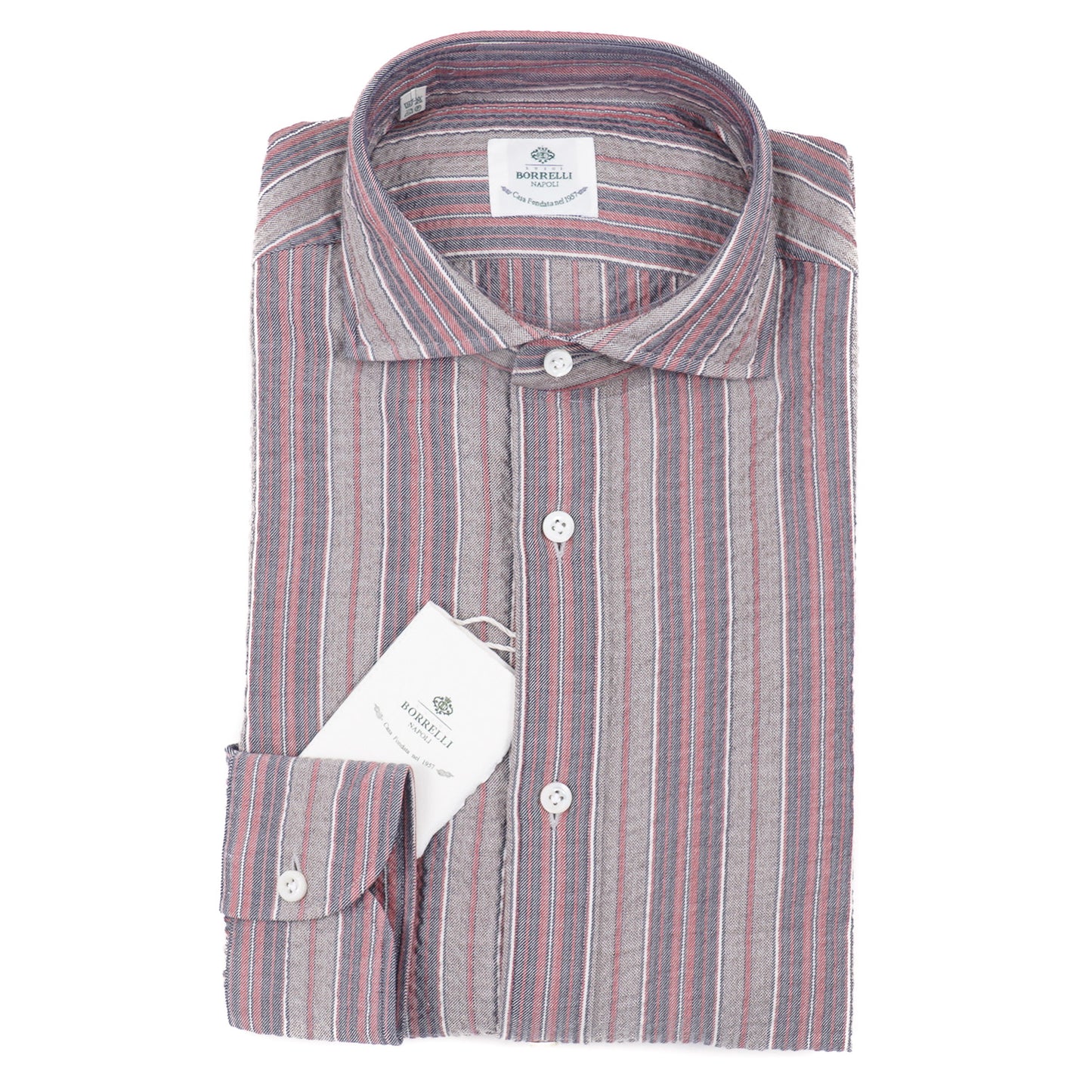 Luigi Borrelli Lightweight Seersucker Shirt - Top Shelf Apparel