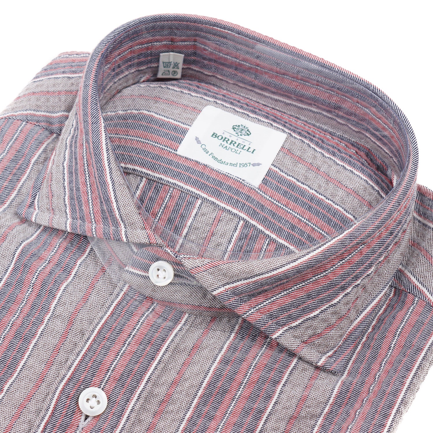 Luigi Borrelli Lightweight Seersucker Shirt - Top Shelf Apparel