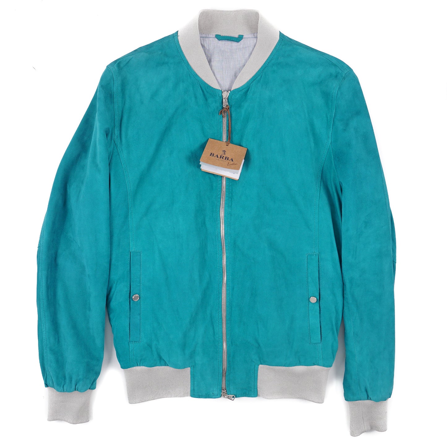 Barba Napoli Nappa Suede Bomber Jacket - Top Shelf Apparel