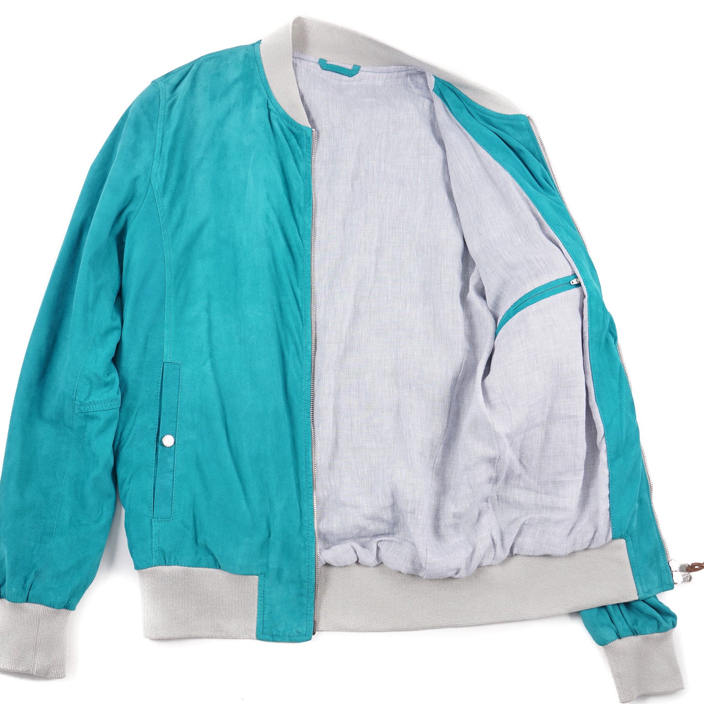 Barba Napoli Nappa Suede Bomber Jacket - Top Shelf Apparel