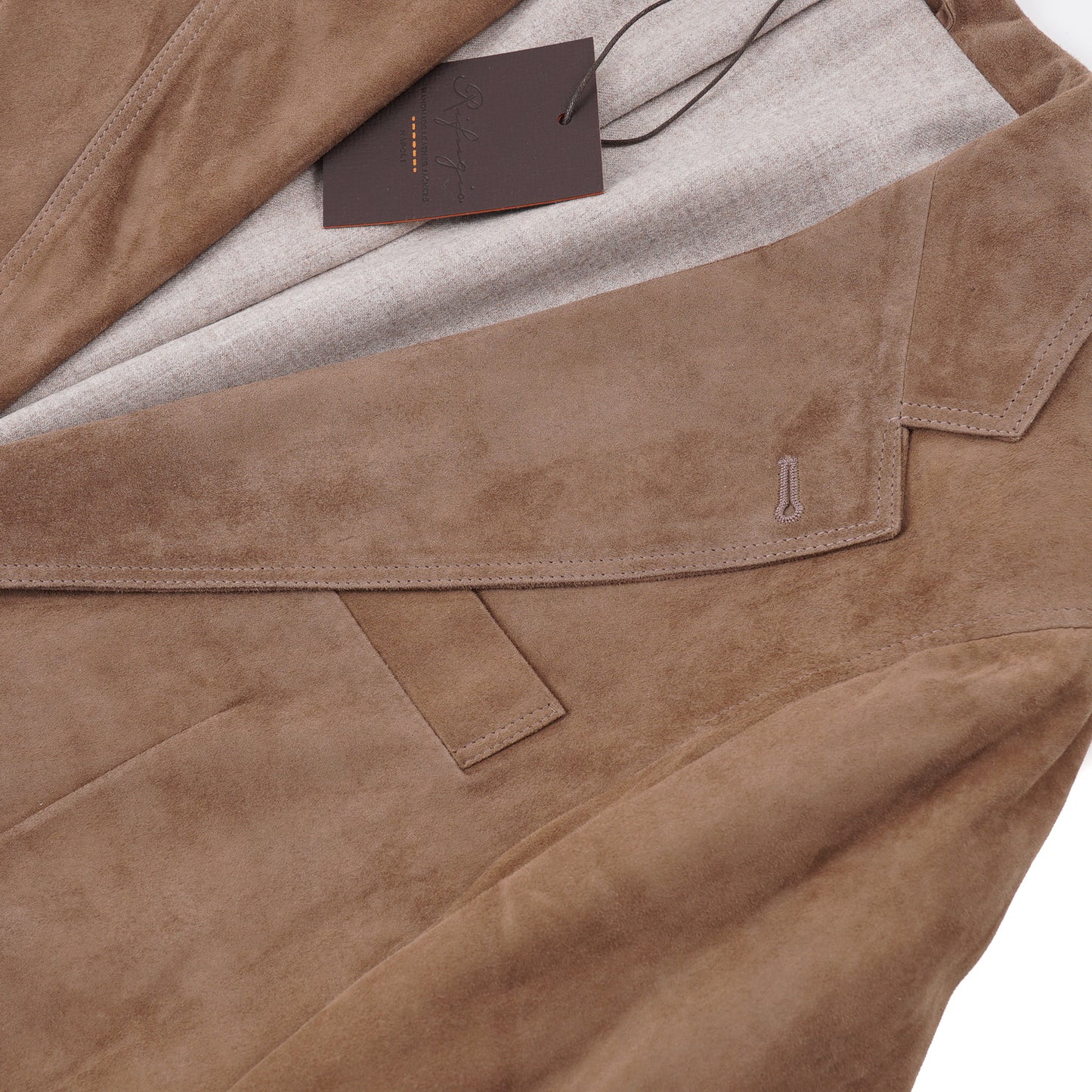 Rifugio Lambskin Suede Leather Blazer - Top Shelf Apparel
