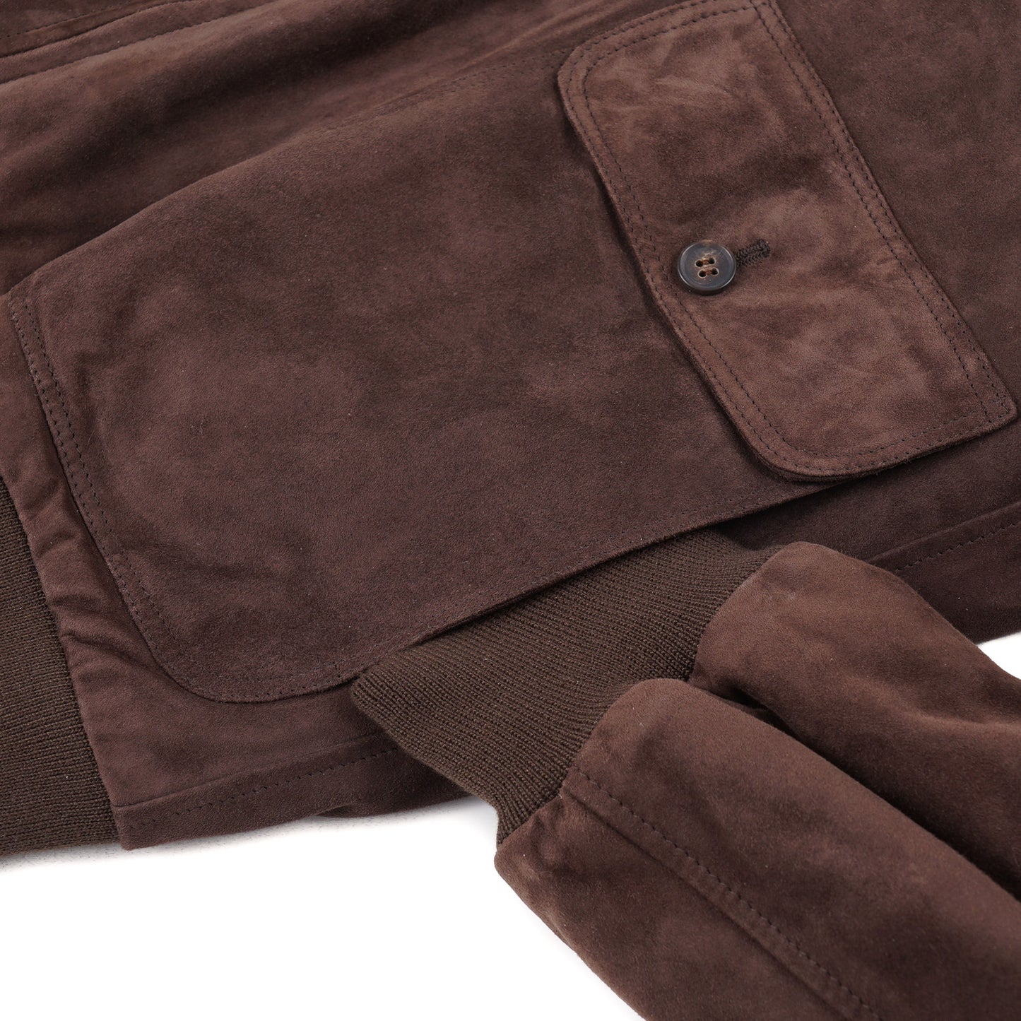Rifugio Wool-Lined Suede Bomber Jacket - Top Shelf Apparel