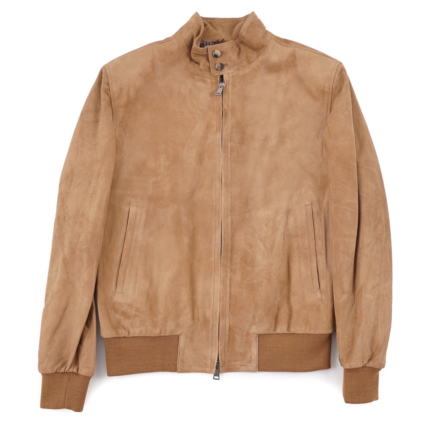 Rifugio Wool-Lined Suede Bomber Jacket - Top Shelf Apparel