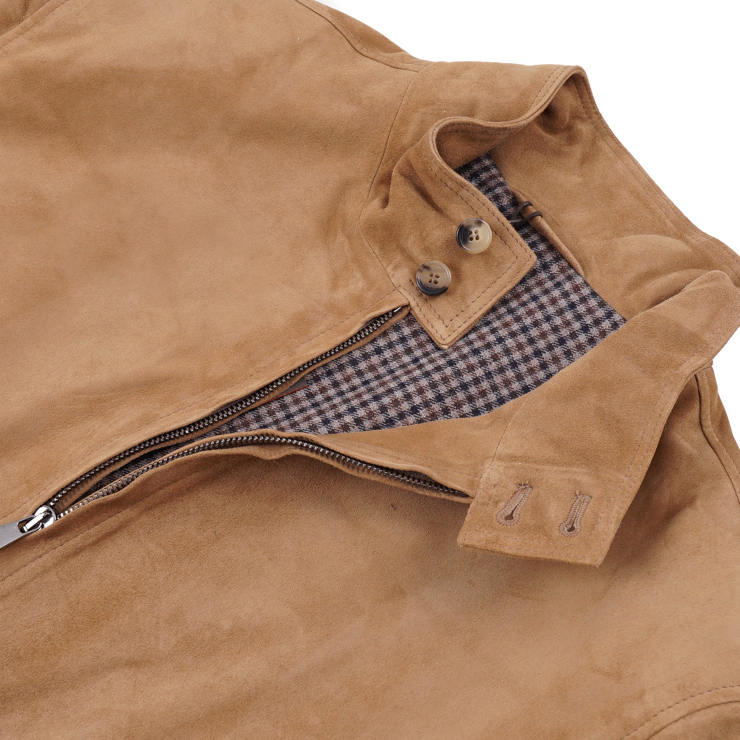 Rifugio Wool-Lined Suede Bomber Jacket - Top Shelf Apparel