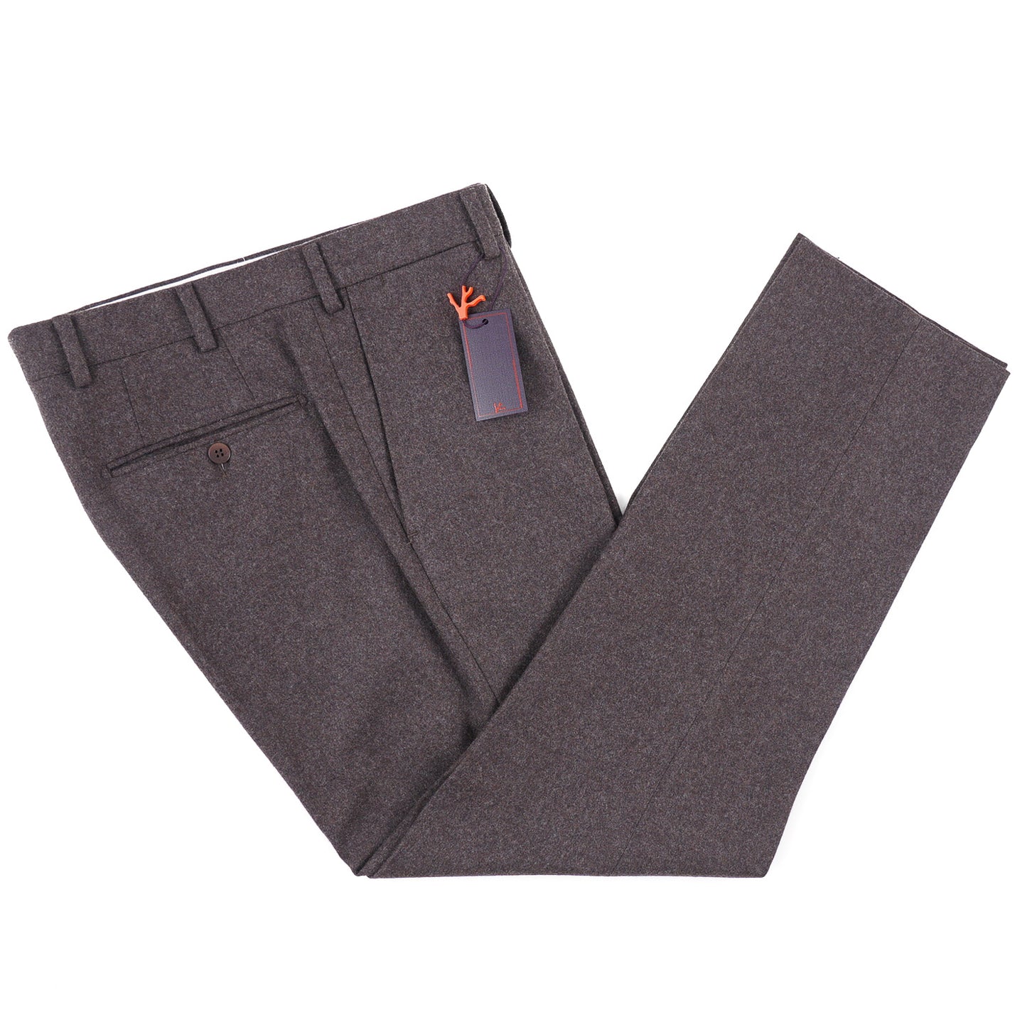 Isaia 'Sanita' Flannel Wool Dress Pants - Top Shelf Apparel