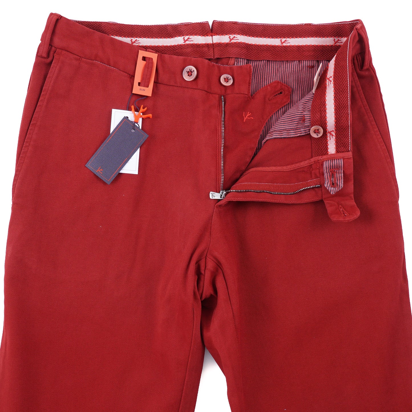Isaia Slim-Fit Stretch Cotton Chinos - Top Shelf Apparel