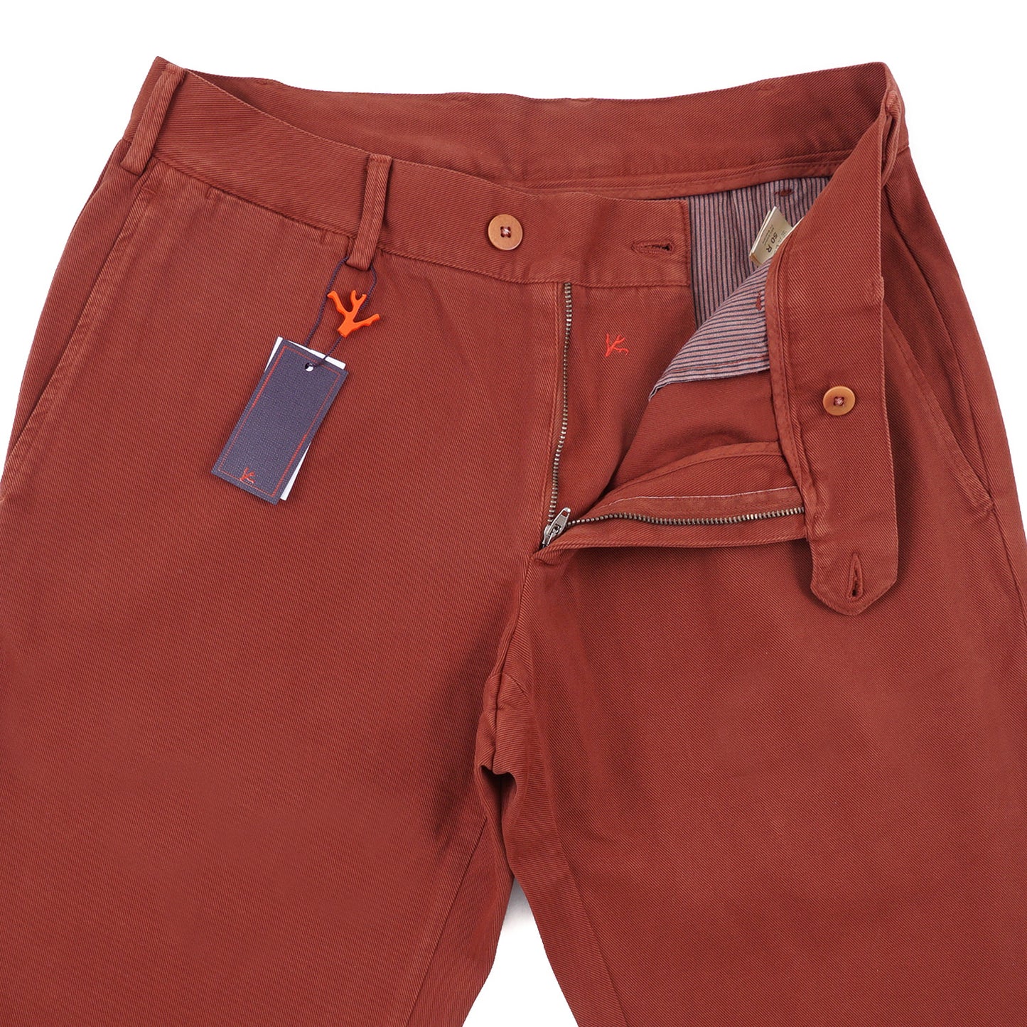 Isaia Trim-Fit Stretch Cotton Chinos - Top Shelf Apparel