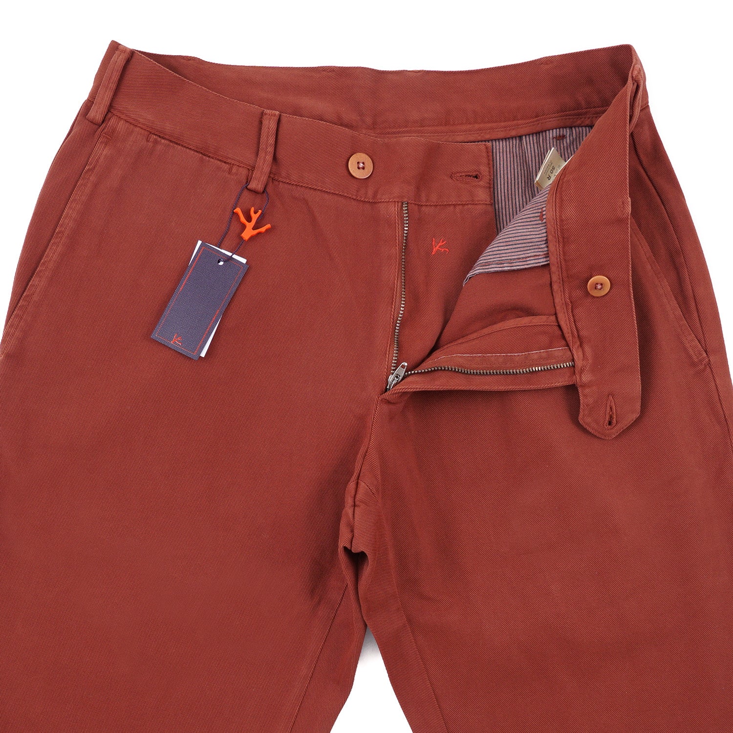Isaia Trim-Fit Stretch Cotton Chinos - Top Shelf Apparel