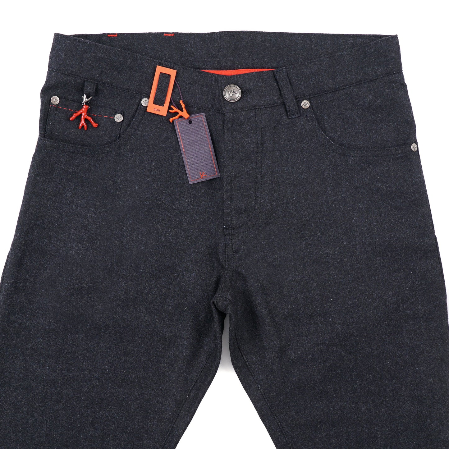 Isaia Flannel Wool Five-Pocket Pants - Top Shelf Apparel