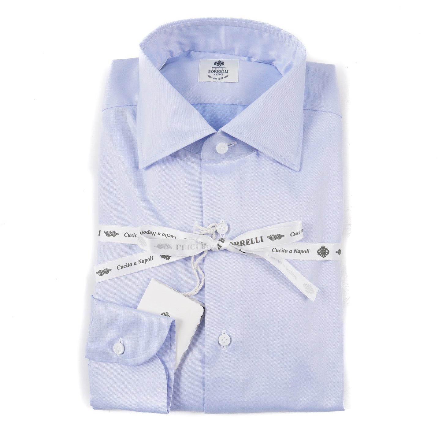 Luigi Borrelli Slim-Fit Cotton Dress Shirt - Top Shelf Apparel