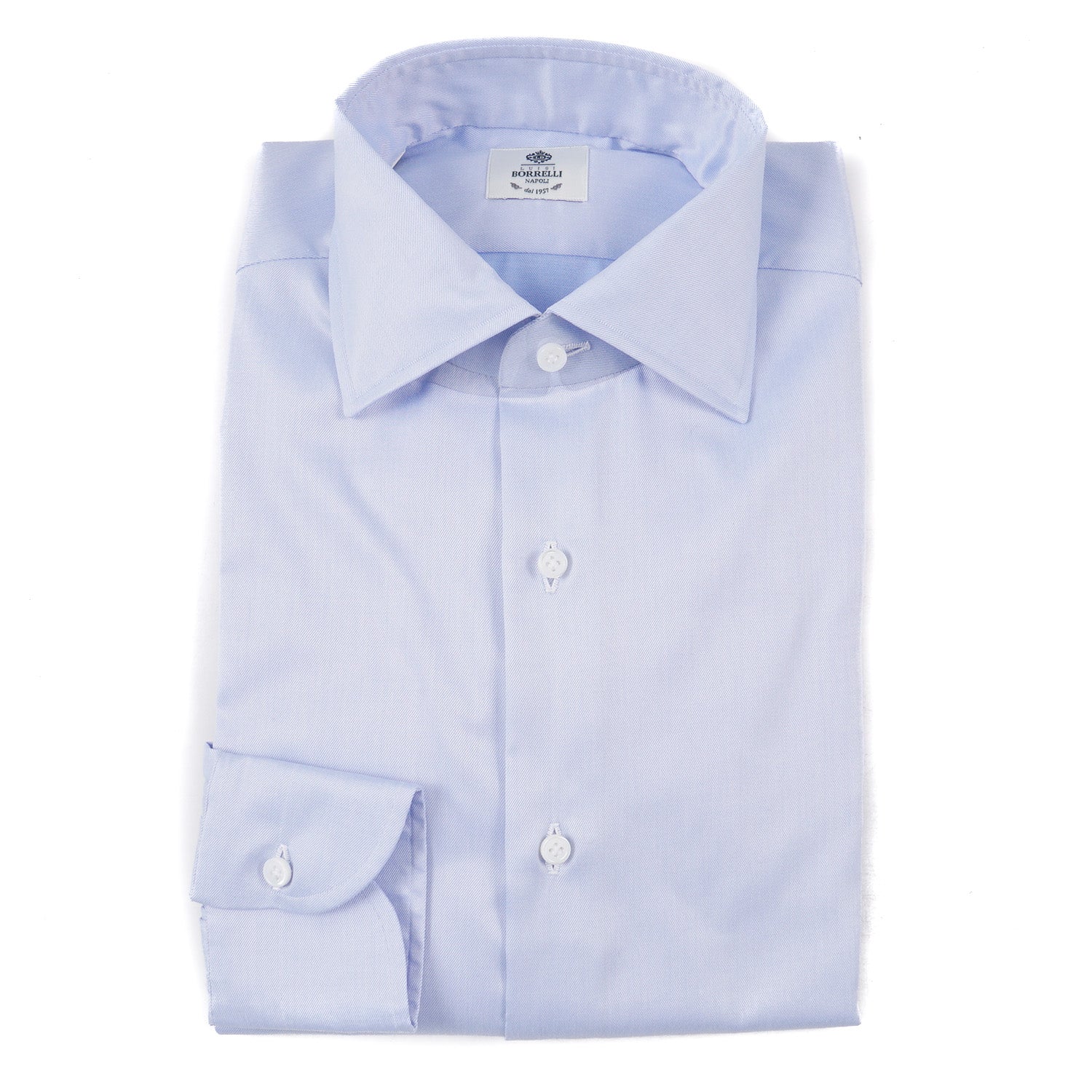 Luigi Borrelli Slim-Fit Cotton Dress Shirt - Top Shelf Apparel