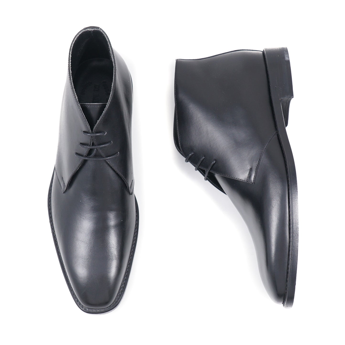 Di Mella Calf Leather Ankle Boots - Top Shelf Apparel