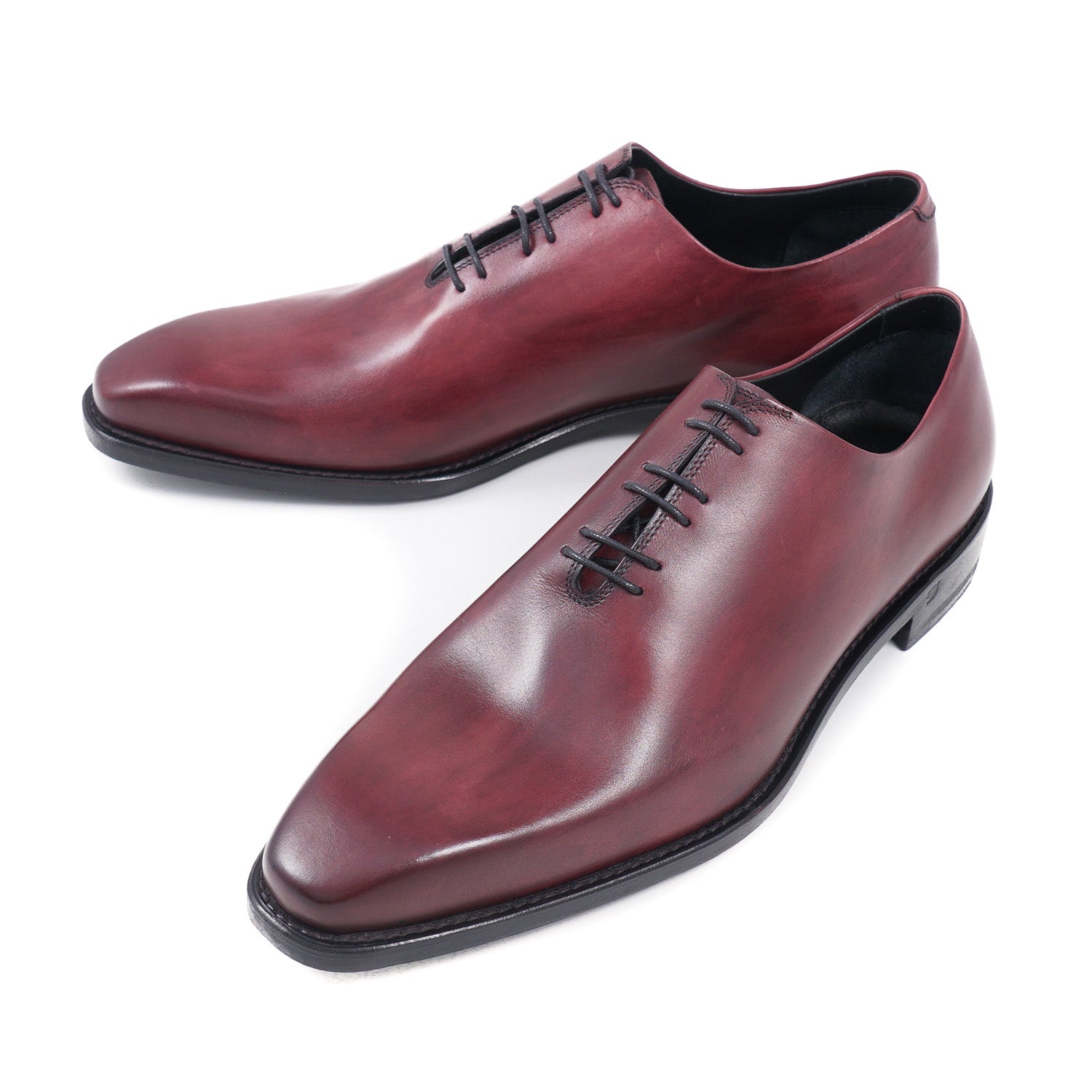 Di Mella Burgundy Wholecut Shoes - Top Shelf Apparel