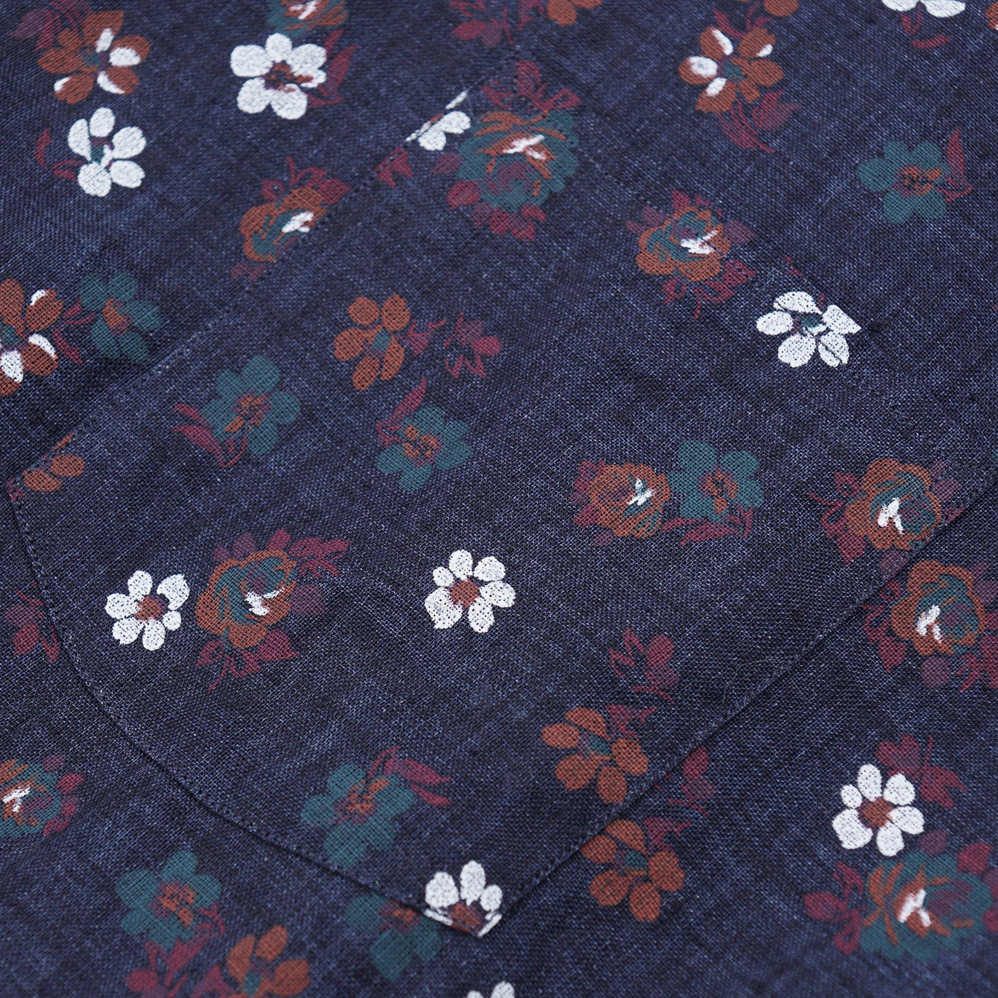Luigi Borrelli Floral Print Linen Shirt - Top Shelf Apparel