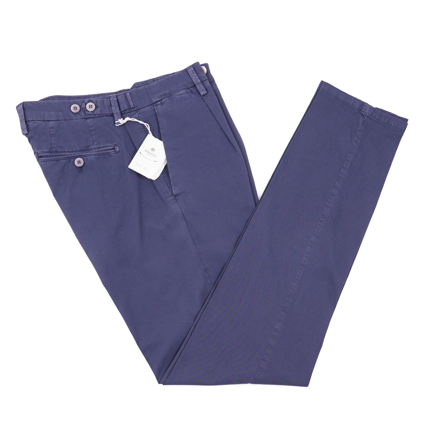 Luigi Borrelli Slim-Fit Cotton Pants - Top Shelf Apparel