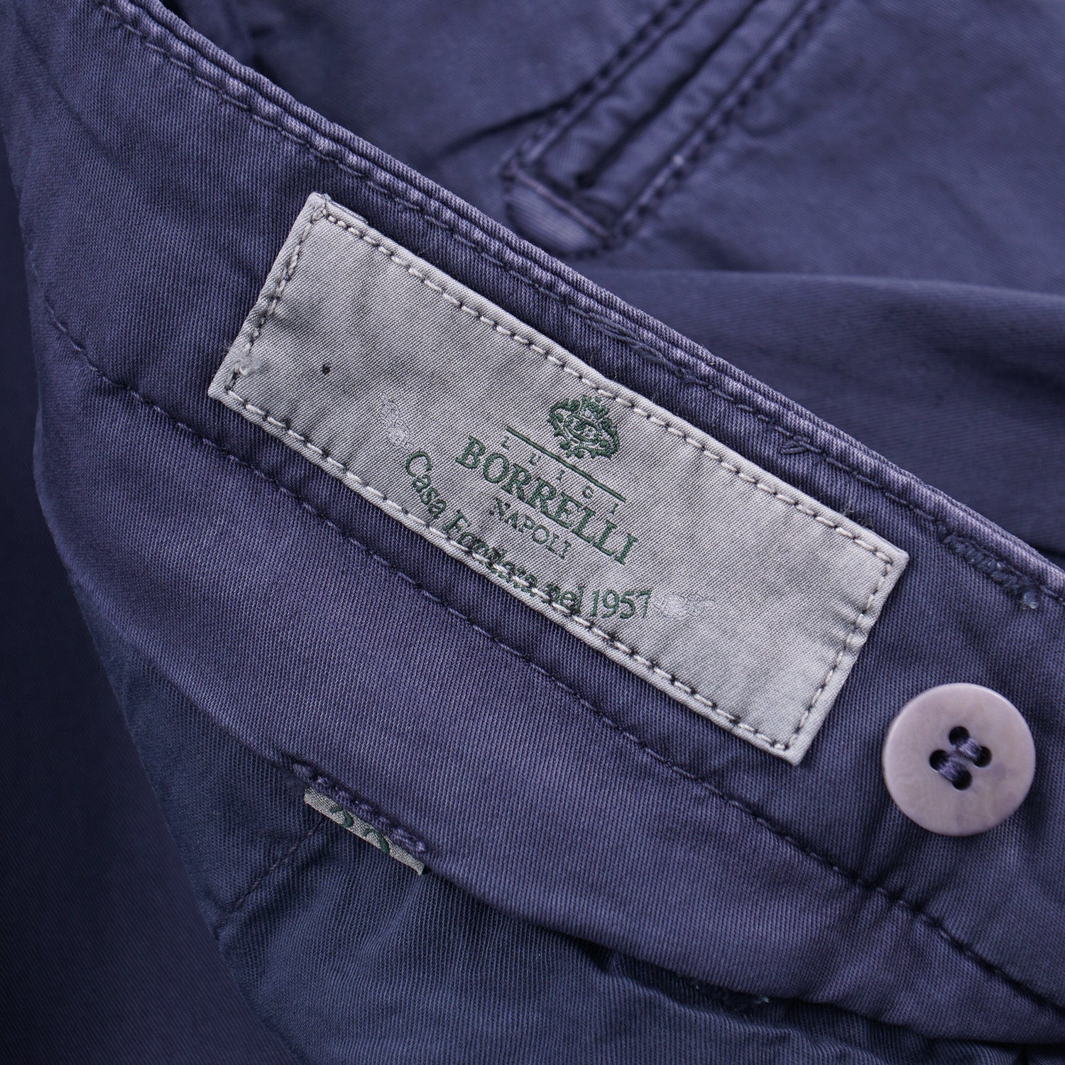 Luigi Borrelli Slim-Fit Cotton Pants - Top Shelf Apparel